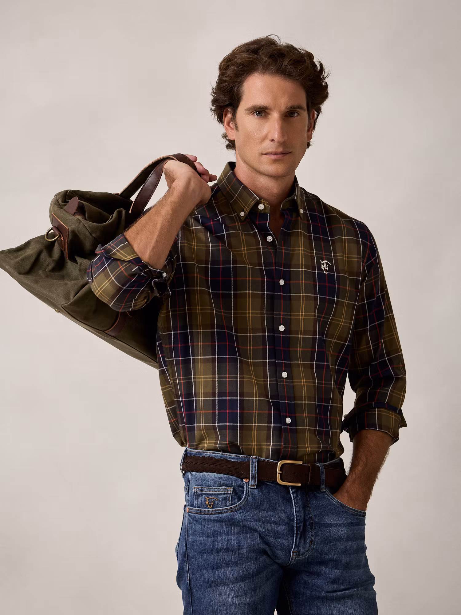 Camisa Tartan Verde Abeto