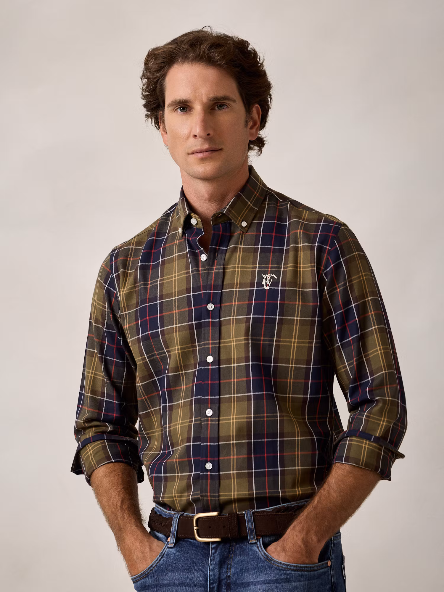 Camisa Tartan Verde Abeto