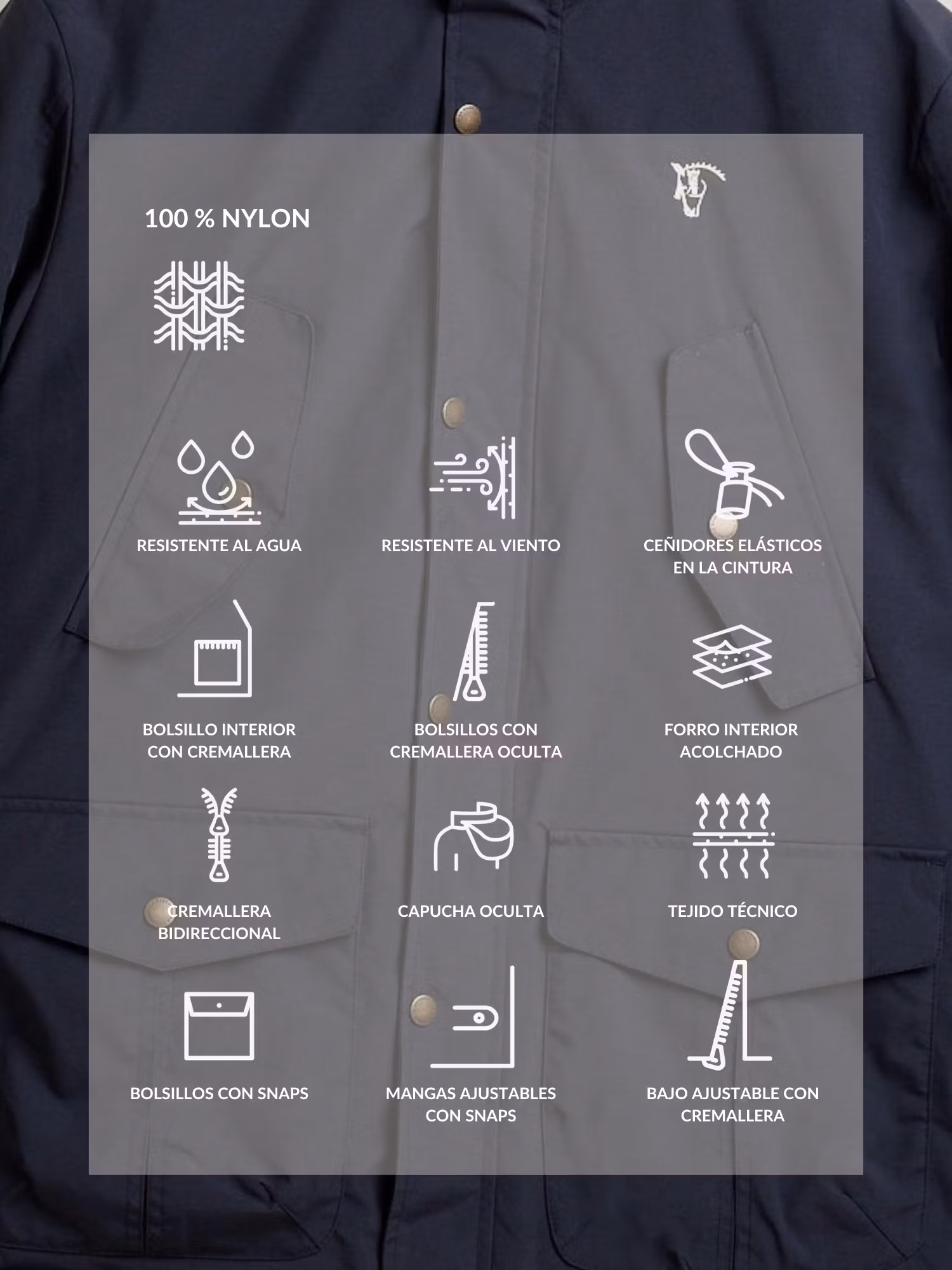 Premium Parka | Navy Blue