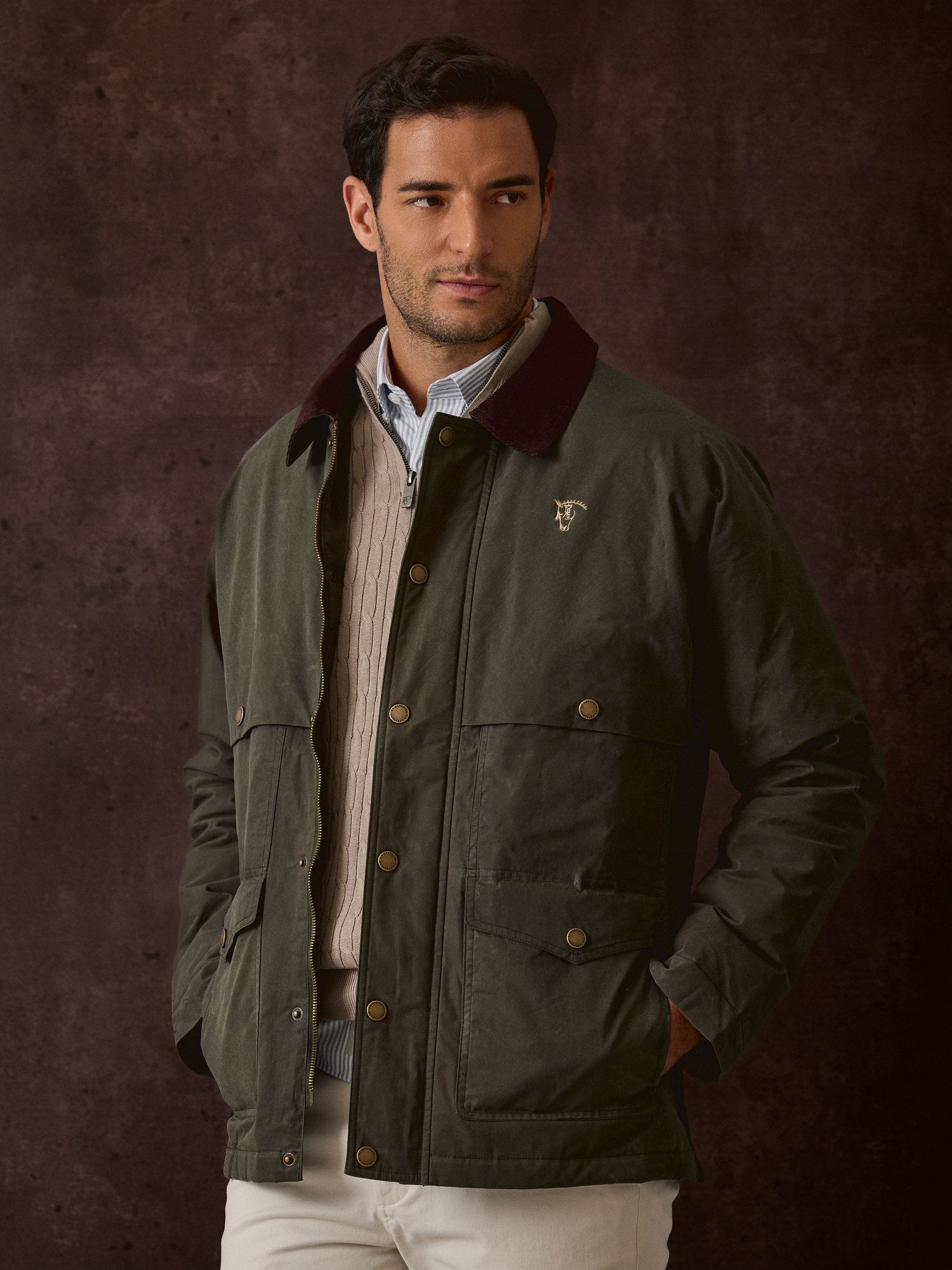 Parka Efeito Encerado | Caza