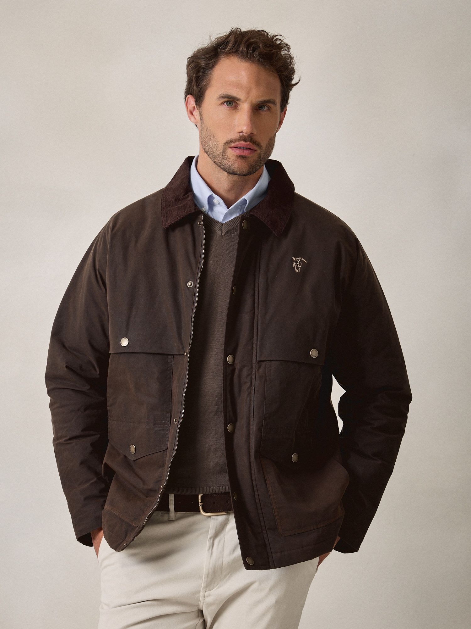 Parka Efeito Encerado | Moka 
