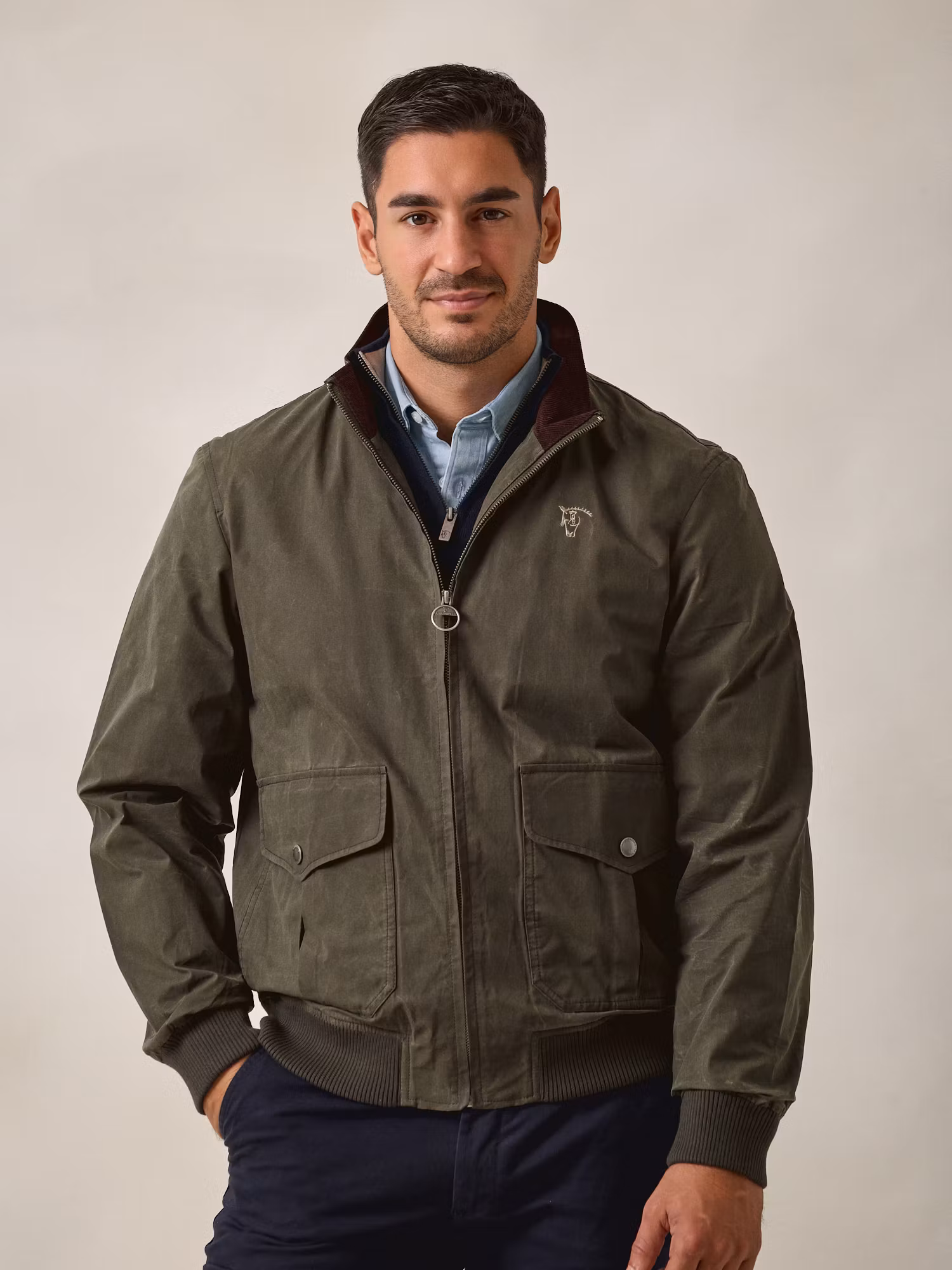 Bomber Encerado | Verde Caça