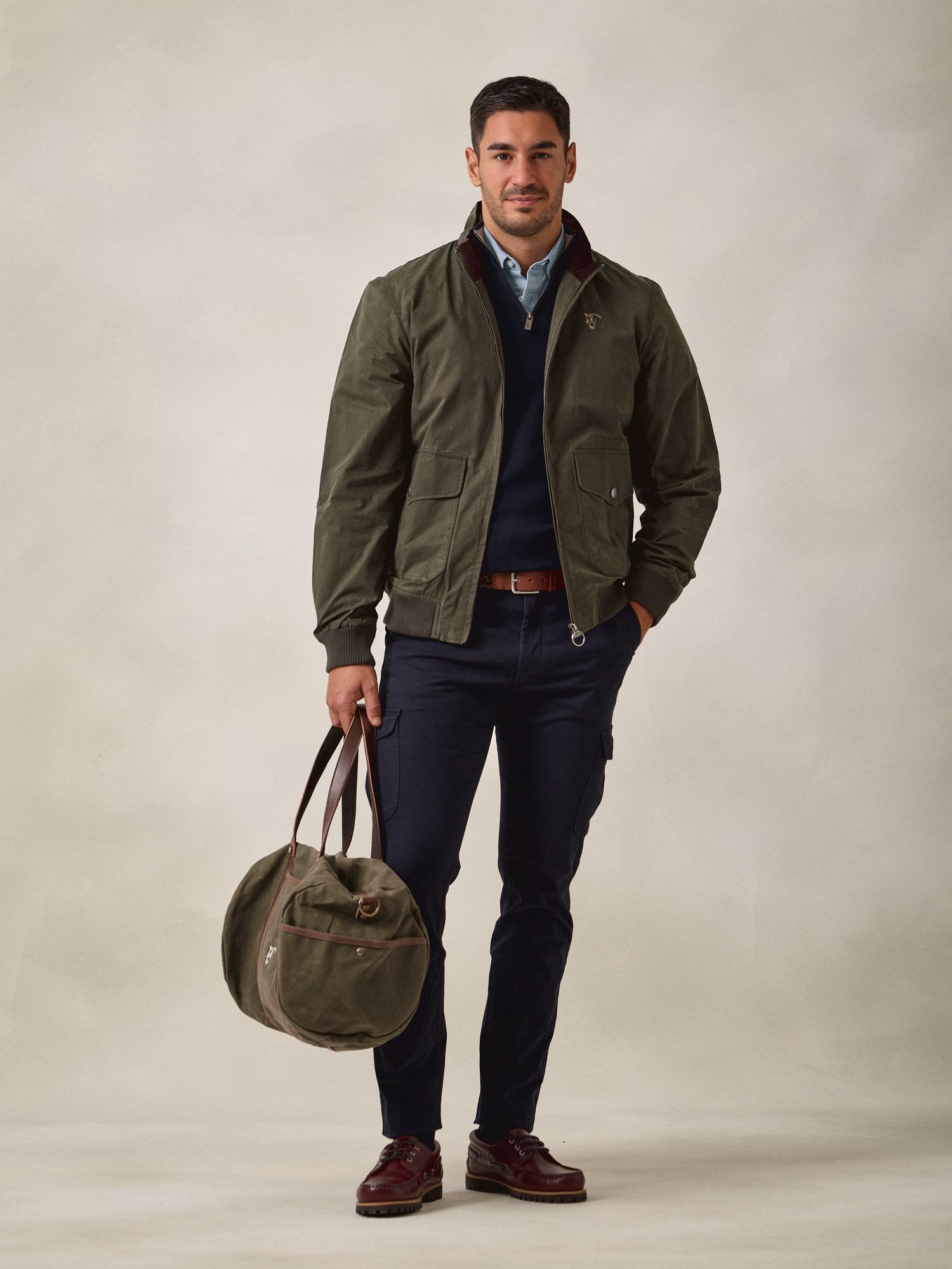 Bomber Encerado | Verde Caça