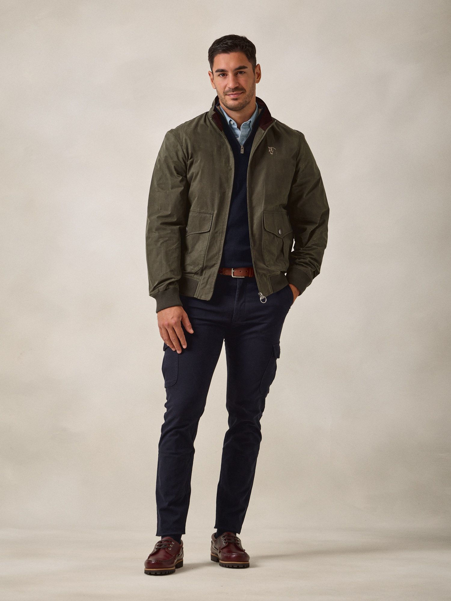 Bomber Encerado | Verde Caça