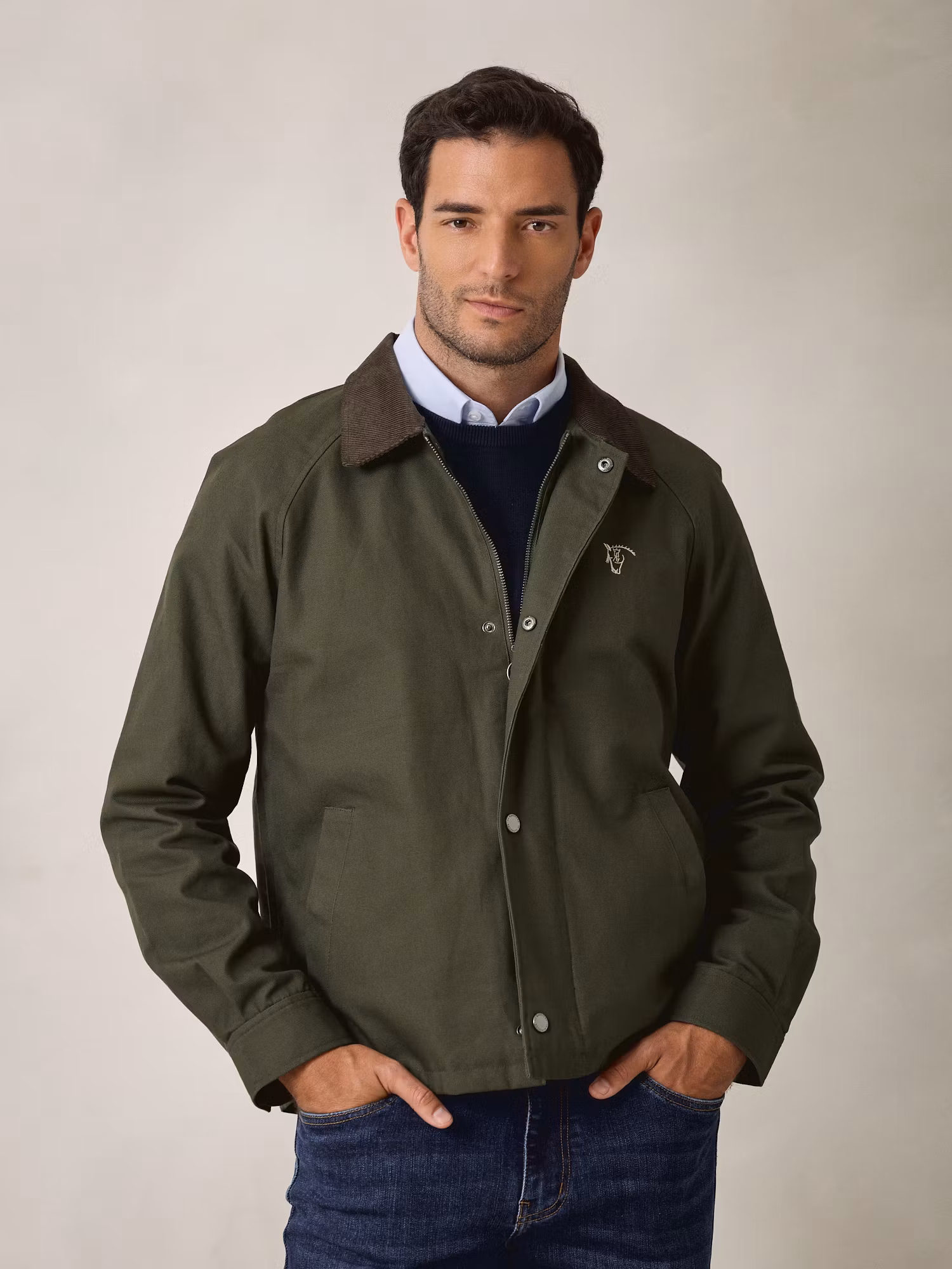 Short Jacket | Moss Green