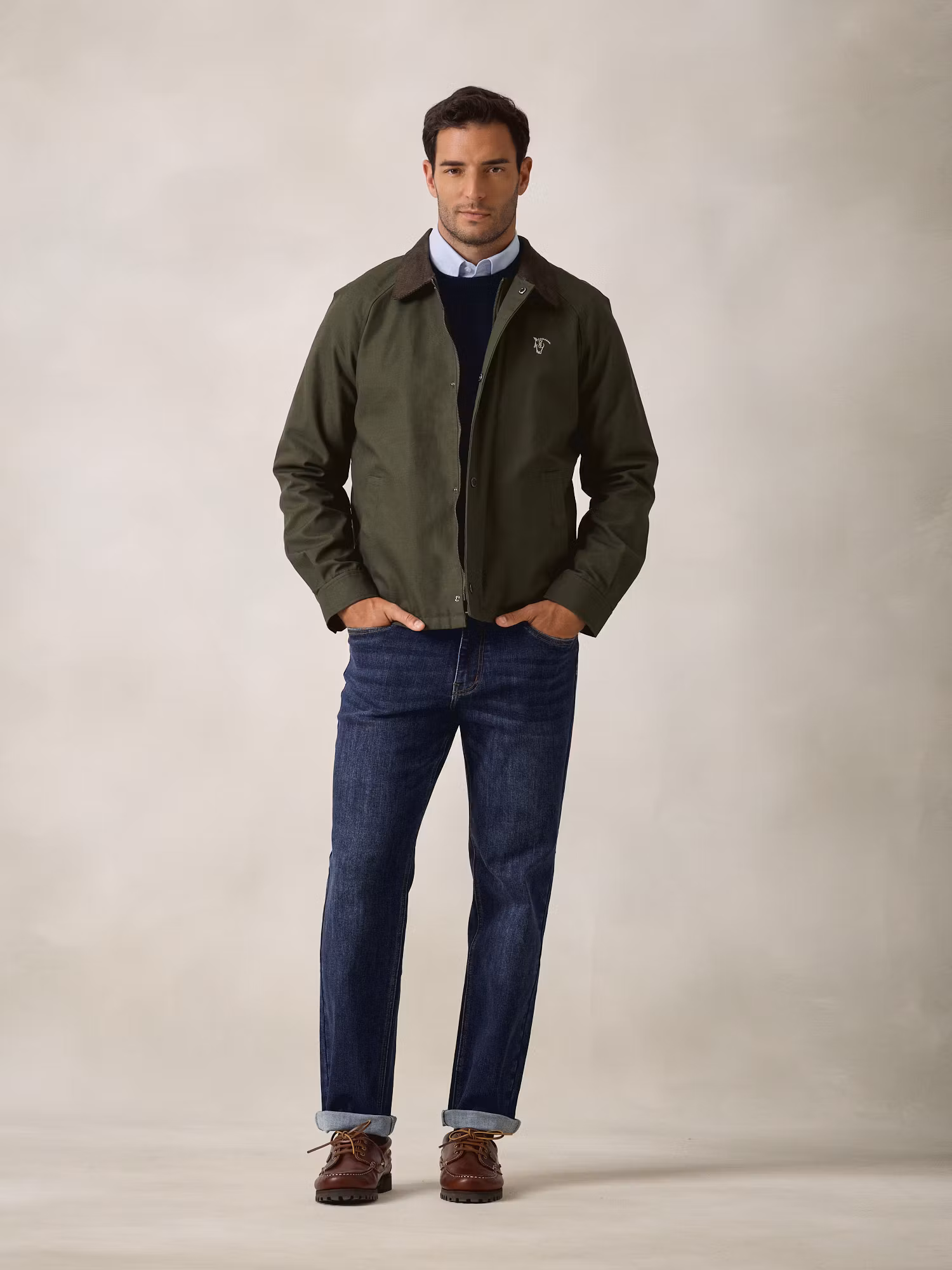 Short Jacket | Moss Green