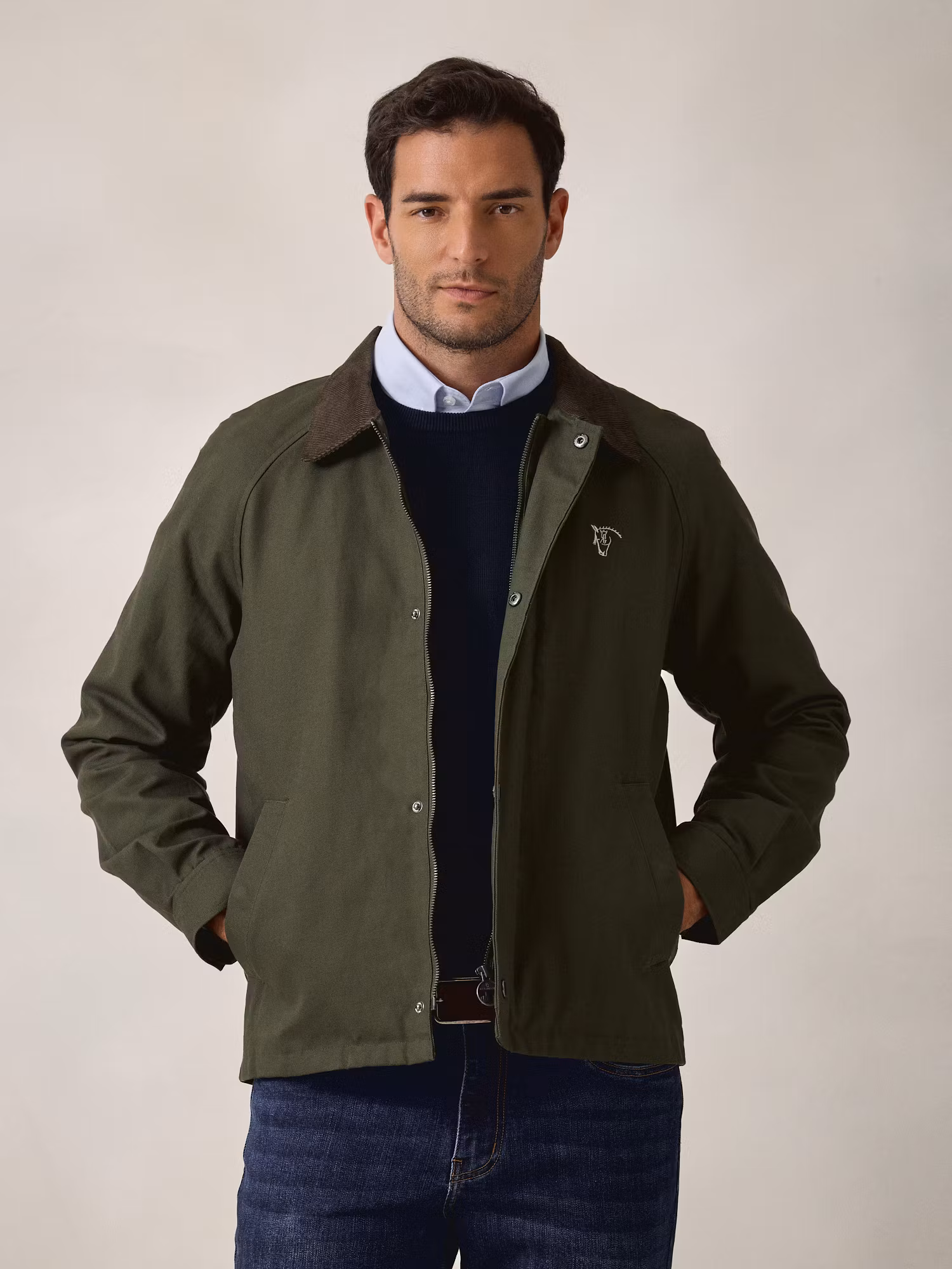 Short Jacket | Moss Green
