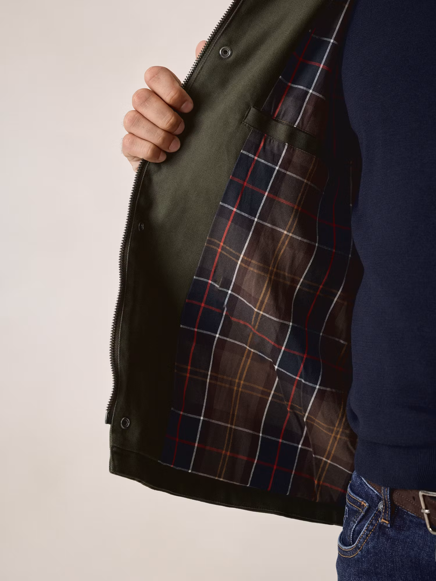 Short Jacket | Moss Green