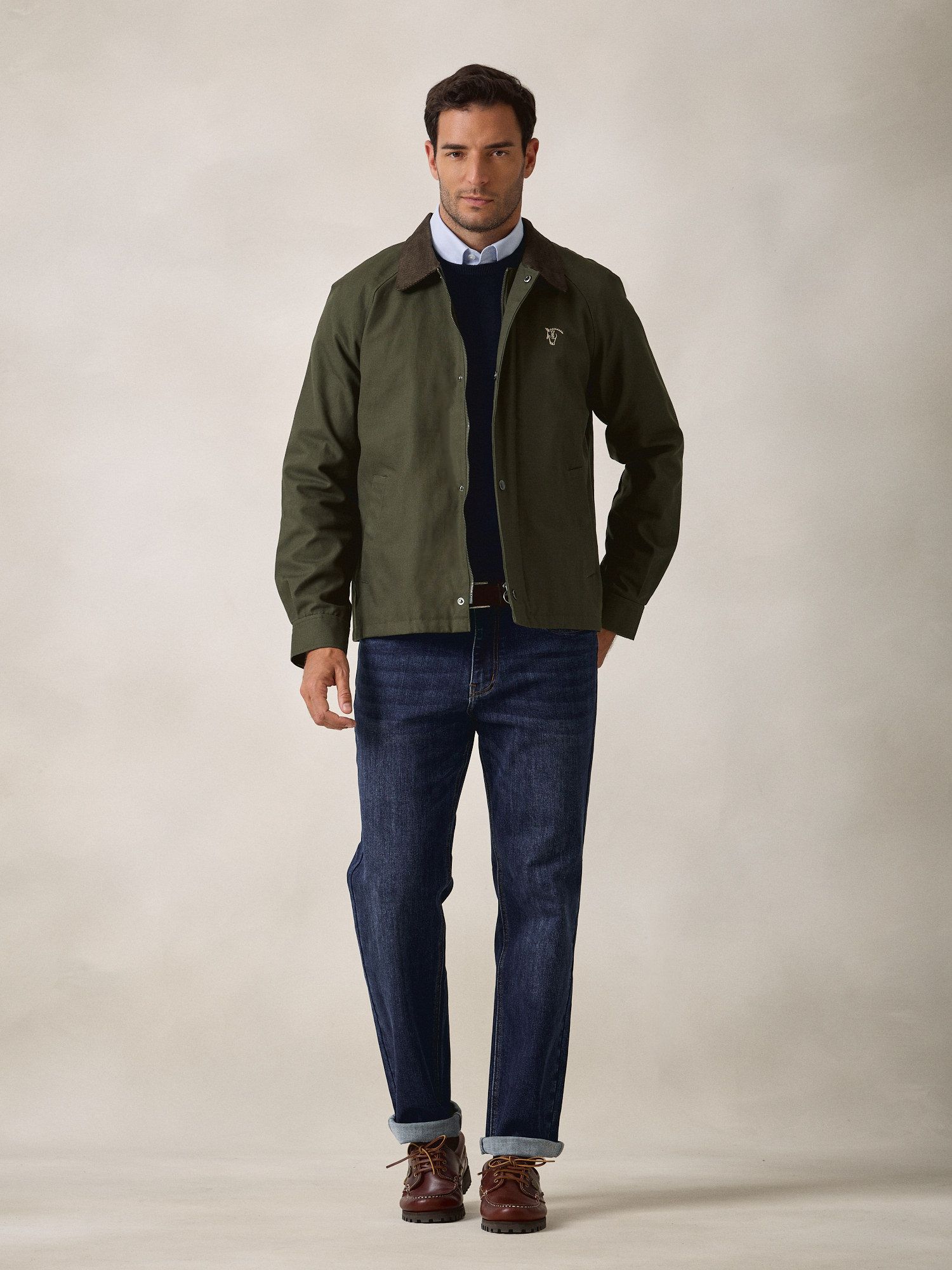 Short Jacket | Moss Green