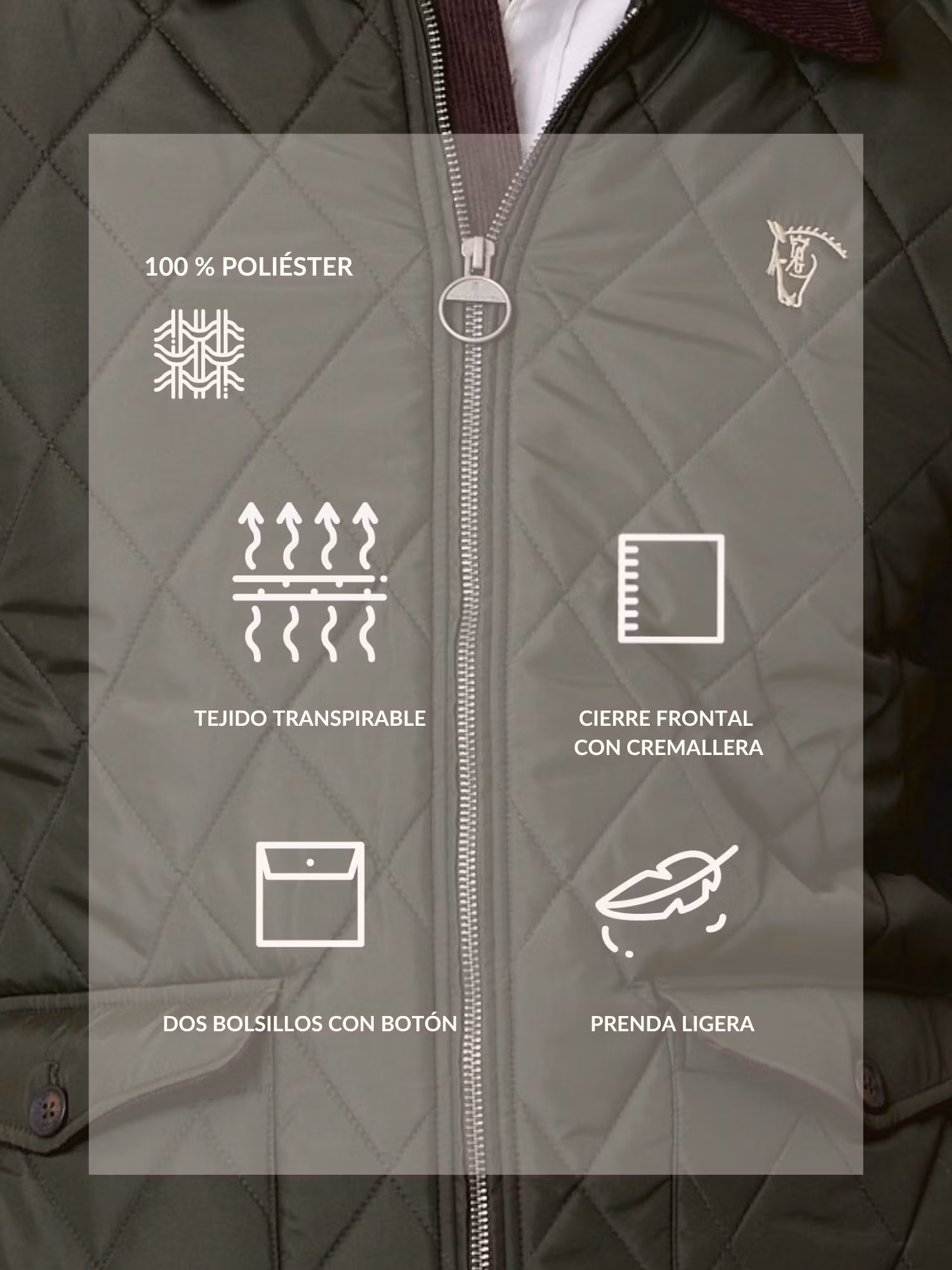 Husky Quilted Coat | Hunter Green