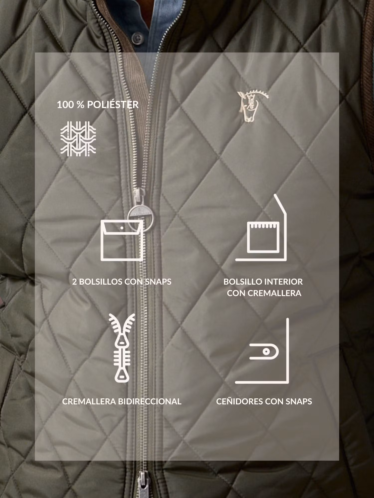 Diamond Quilted Vest | Hunter Green