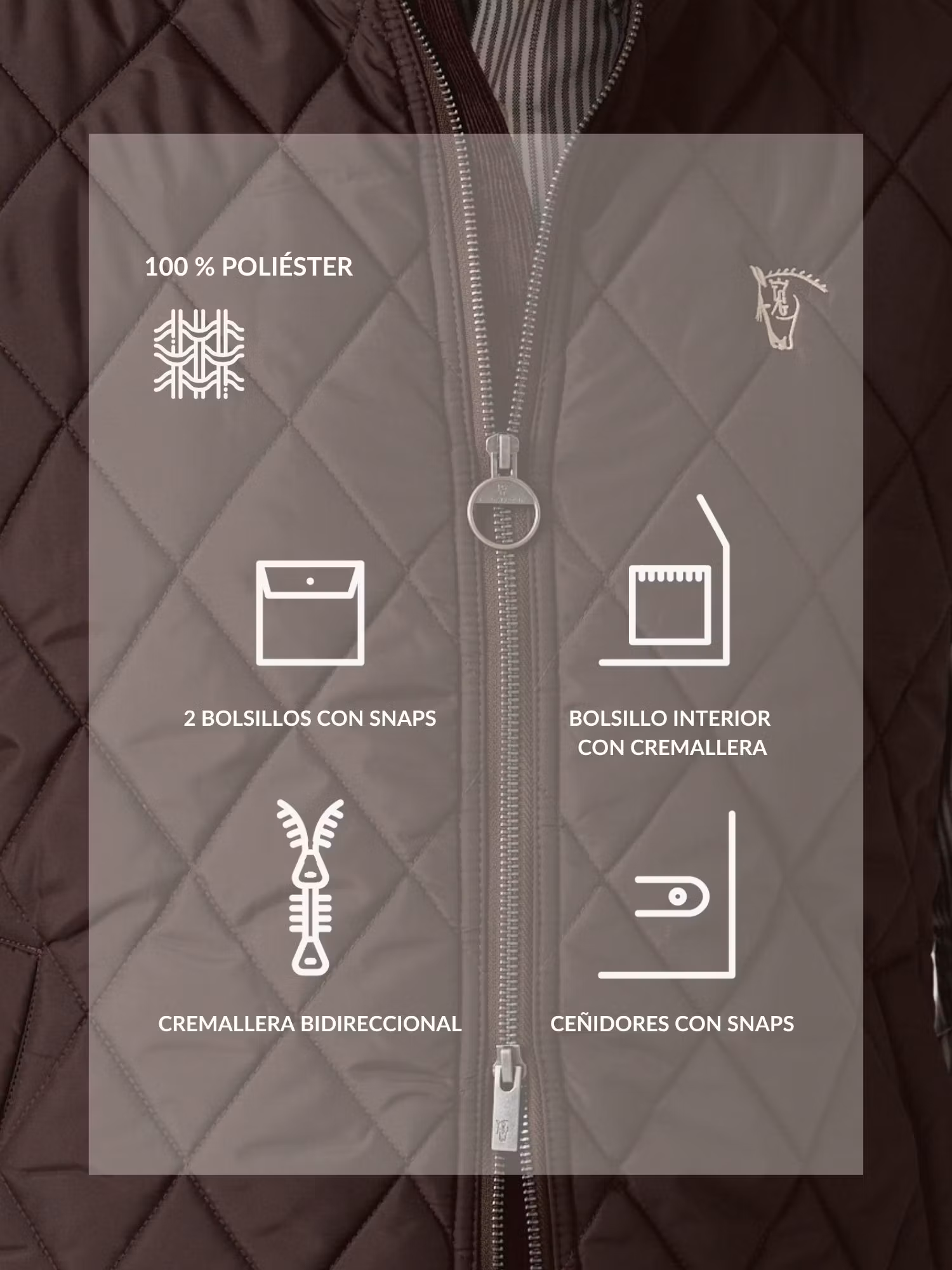 Diamond Quilted Vest | Mocha