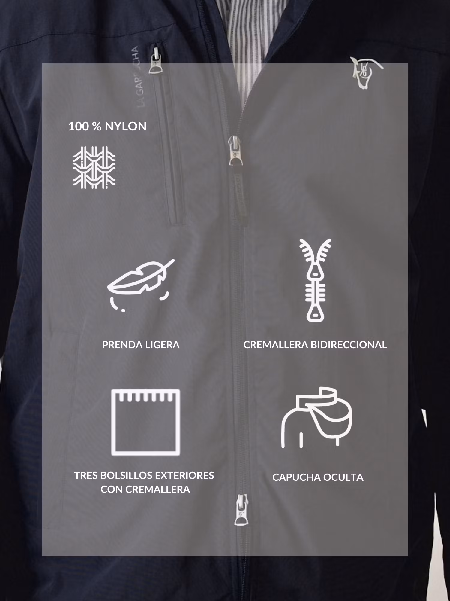Windbreaker Jacket | Navy Blue 