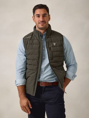 Technical Vest | Moss Green