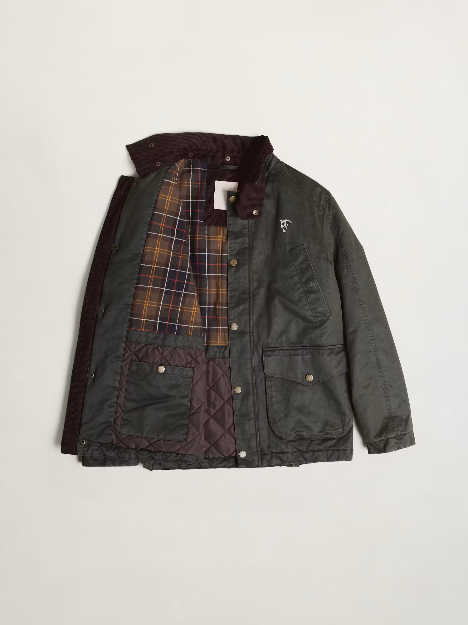 Parka Effet Ciré | Vert Chasse