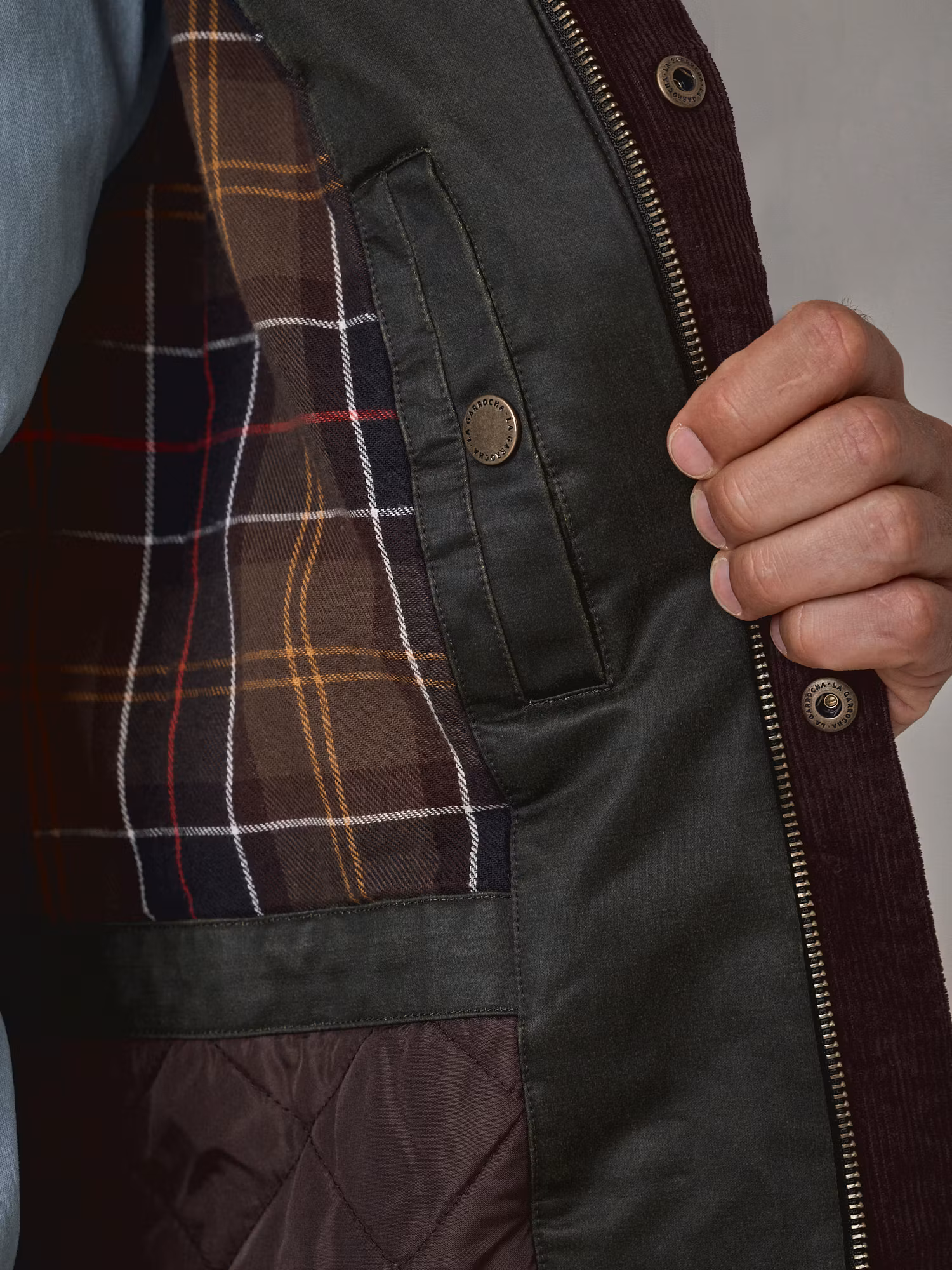 Parka Effet Ciré | Vert Chasse