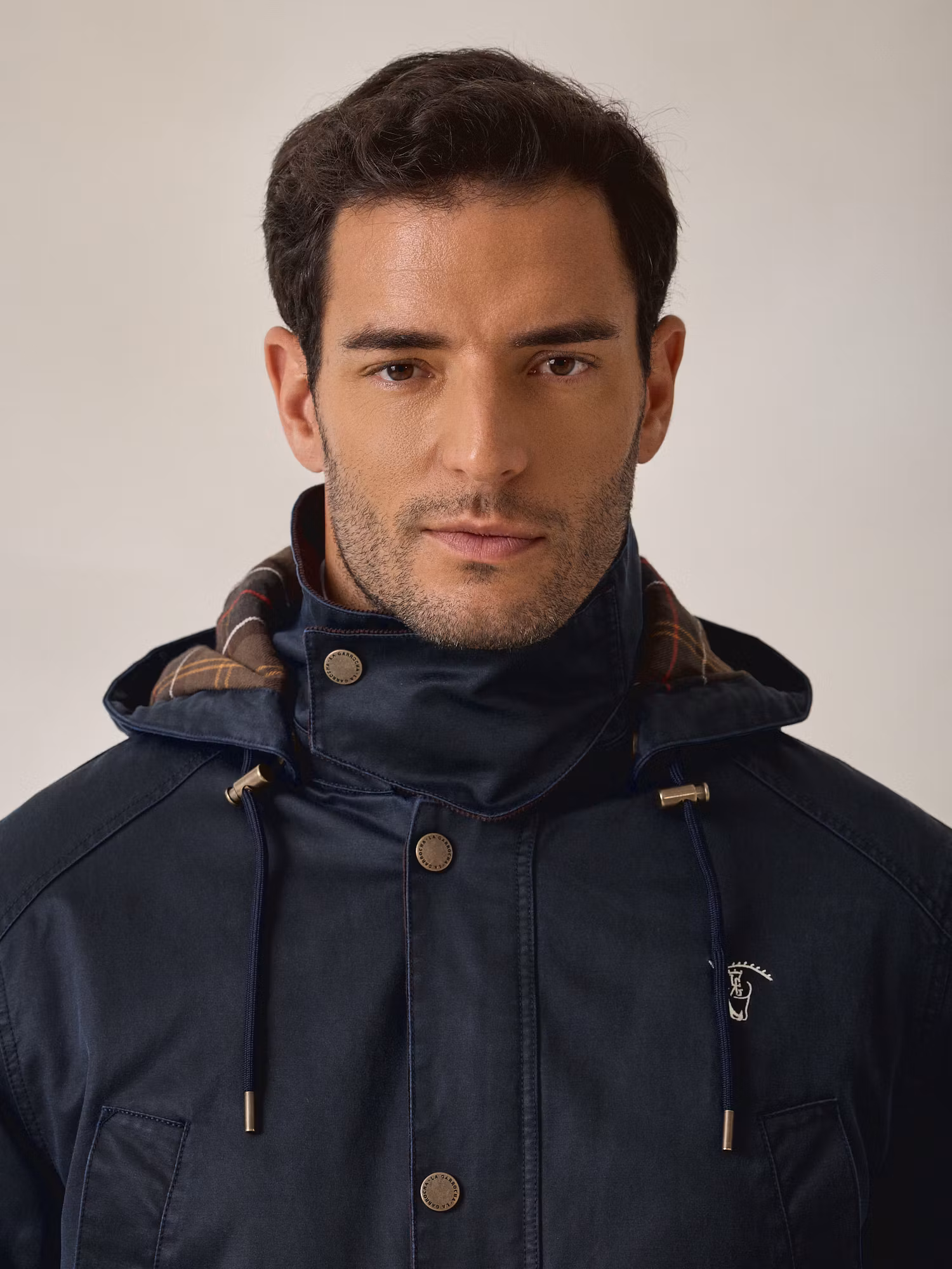 Parka Effet Ciré | Bleu Marine