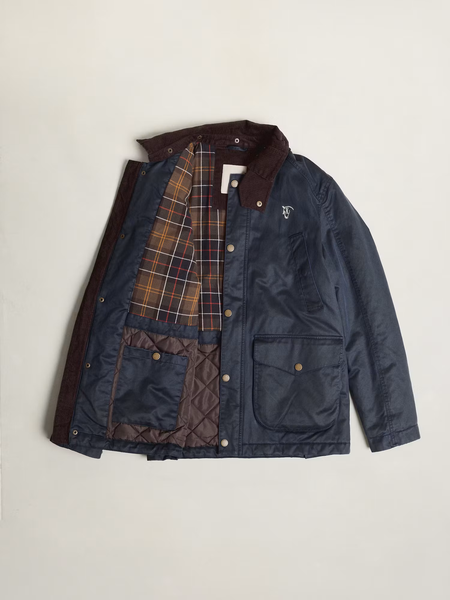 Parka Effet Ciré | Bleu Marine