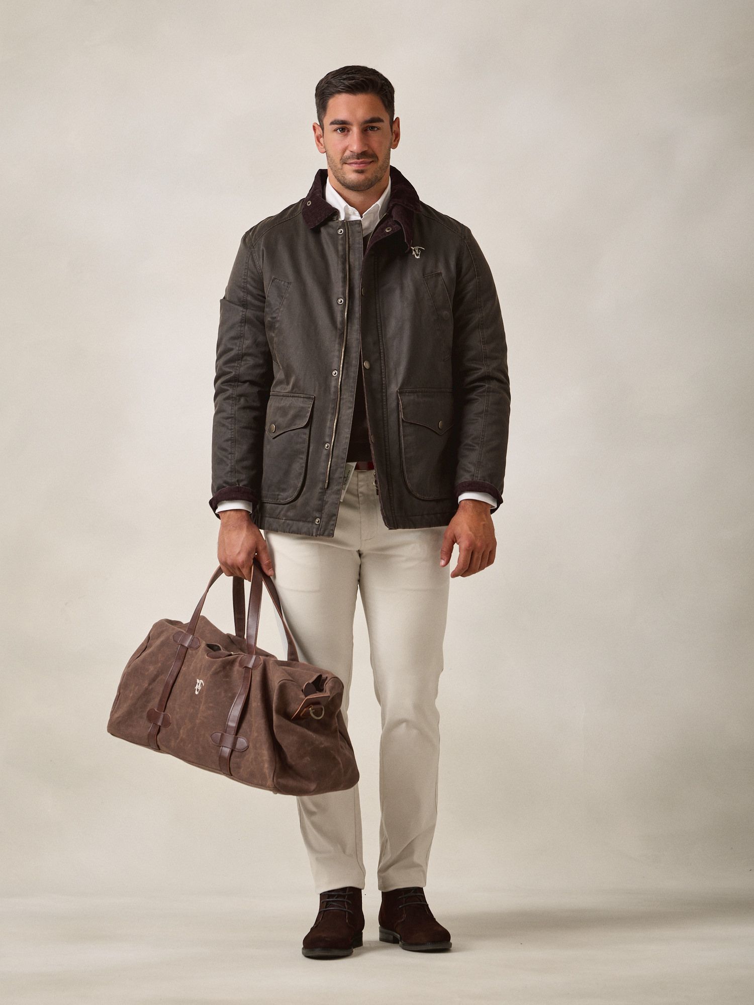 Waxed-Effect Parka | Mocha 