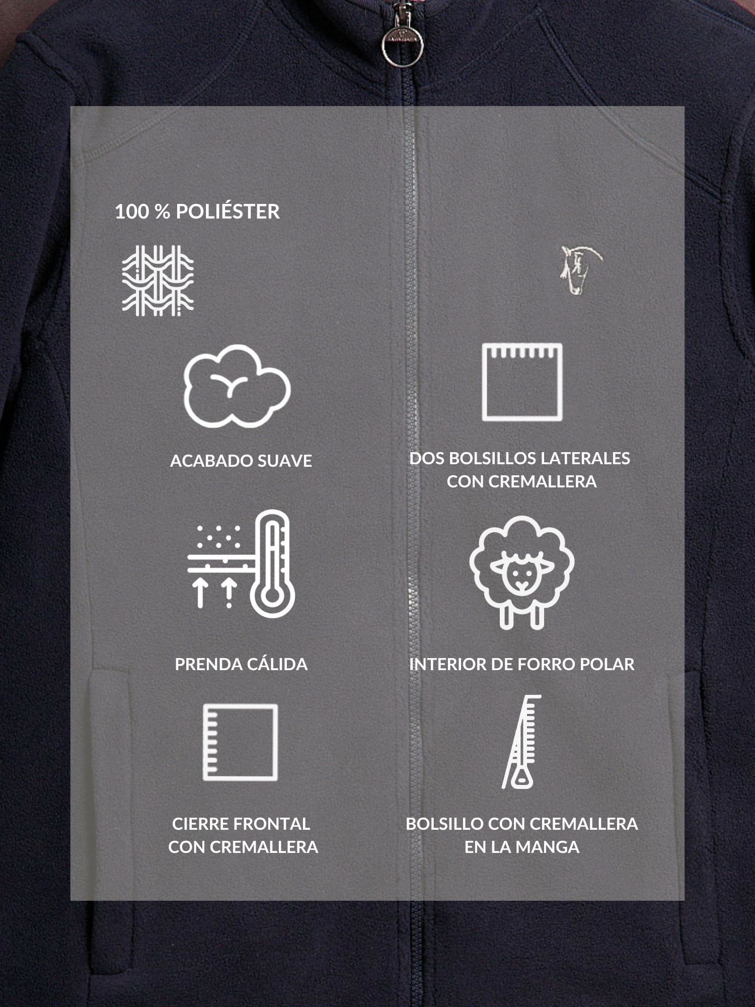 Veste Polaire | Bleu Marine
