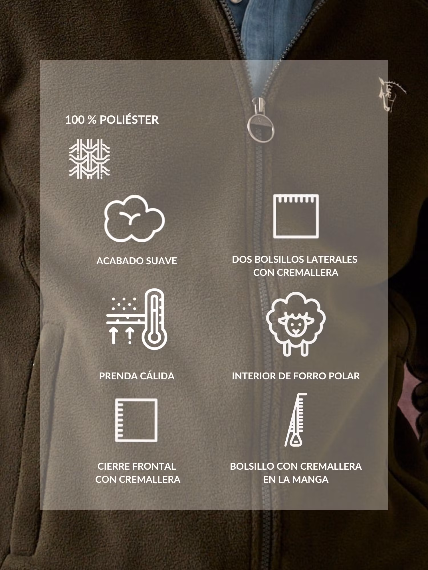 Veste Polaire | Vert Chasse