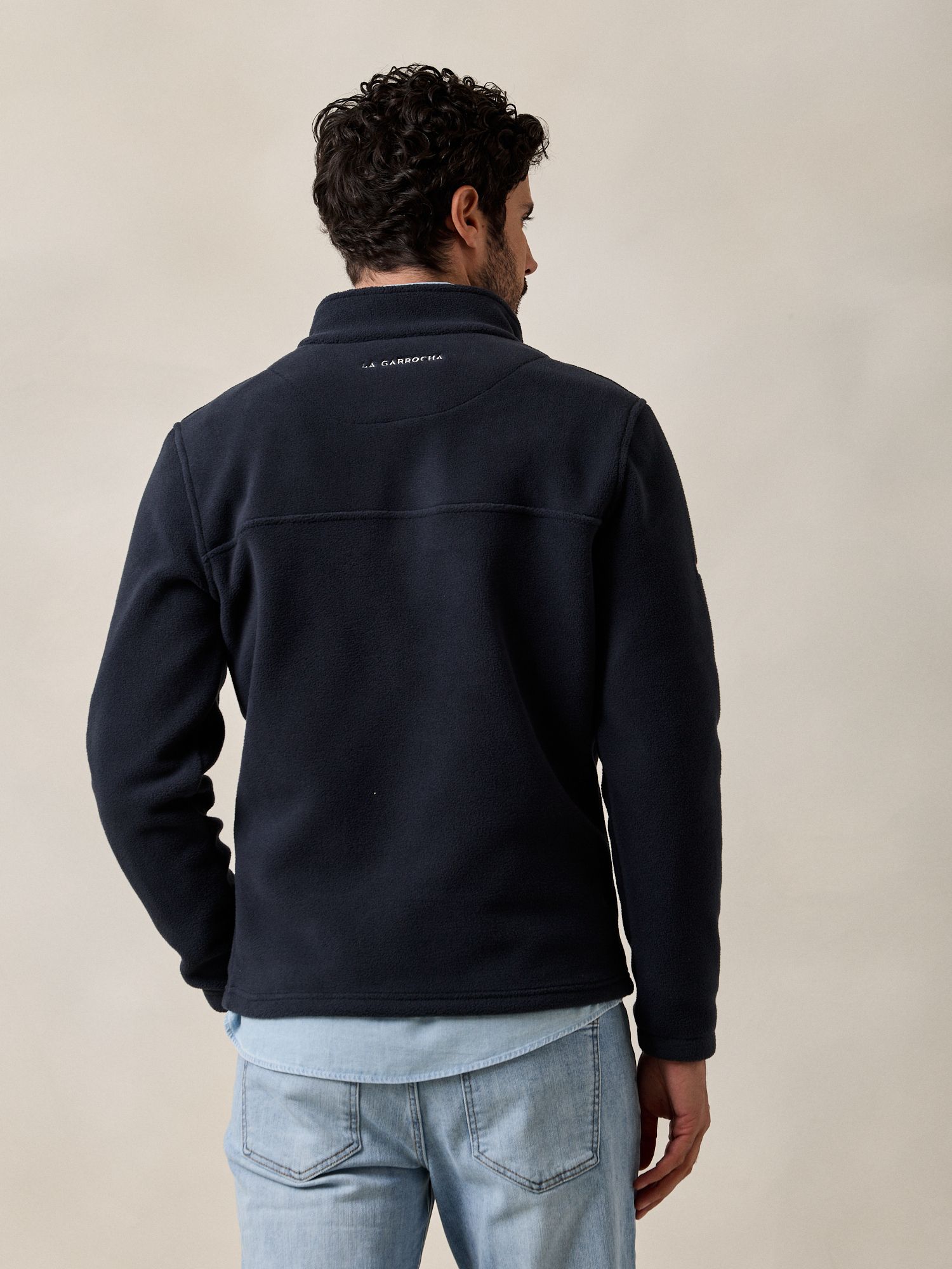 Polaire Demi-zip | Bleu Marine