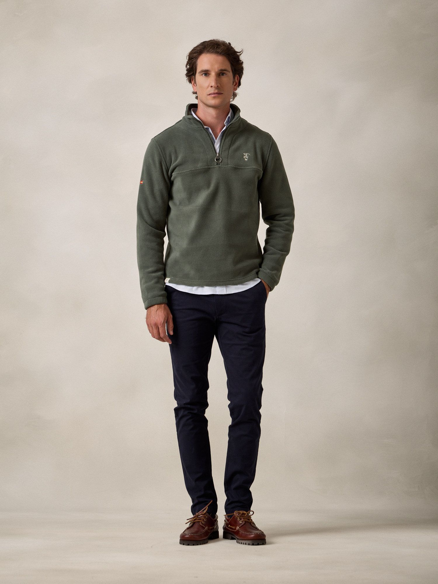 Polar Media Cremallera | Khaki