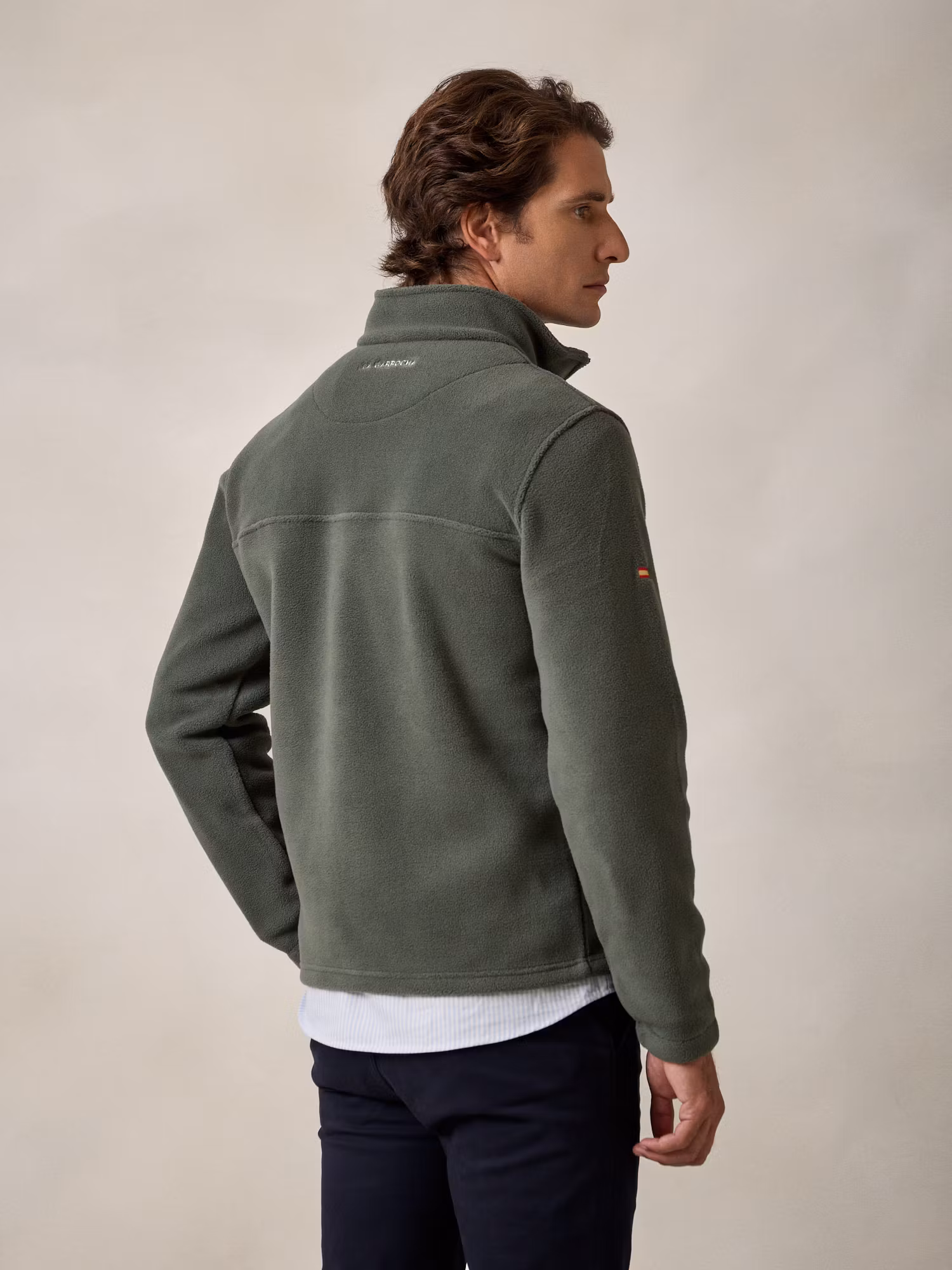Polaire Demi-Zip | Kaki