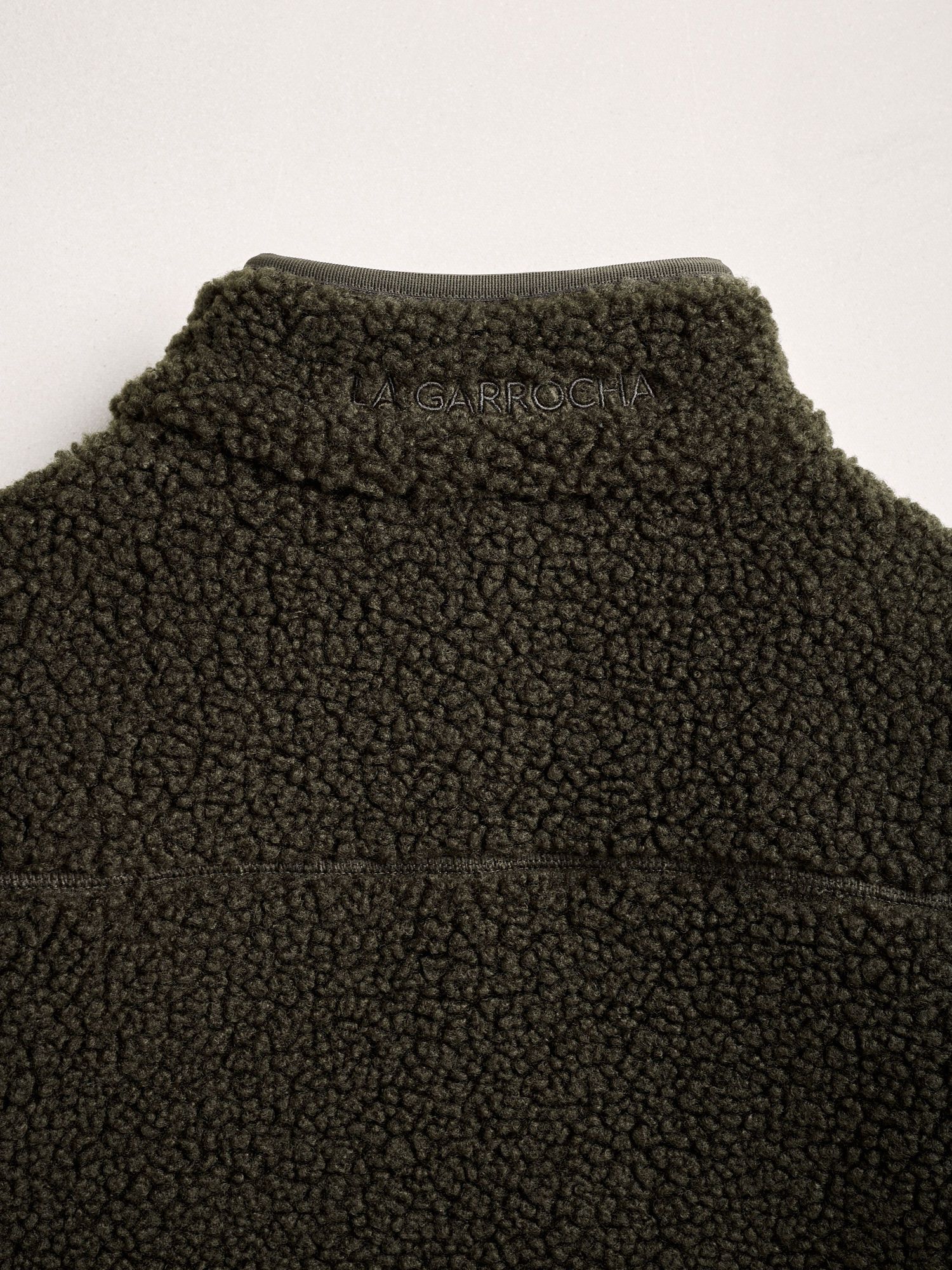 Sherpa Fleece Vest | Moss Green