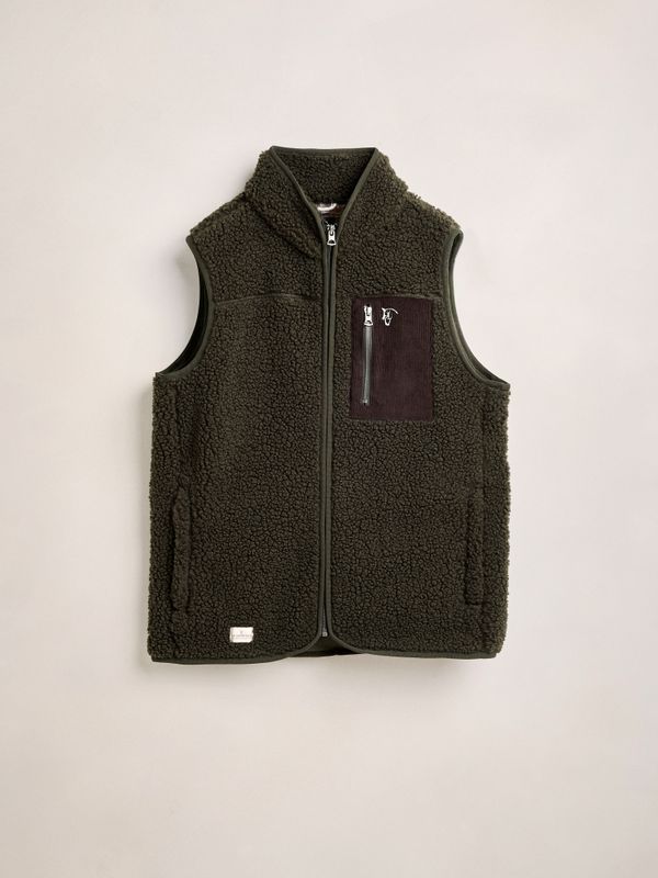 Chaleco Polar Borreguito | Musgo