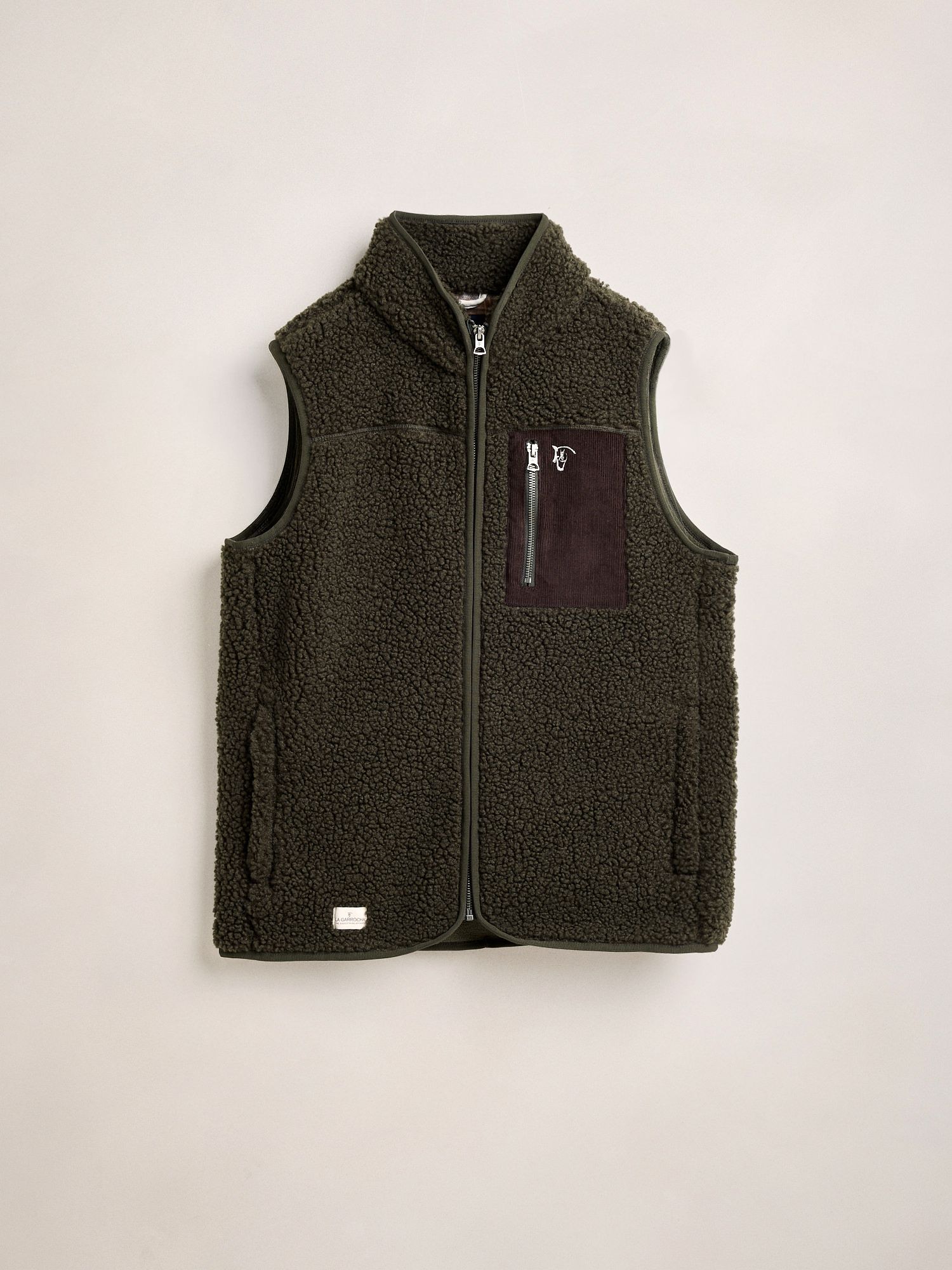 Colete Polar Sherpa | Verde Musgo 