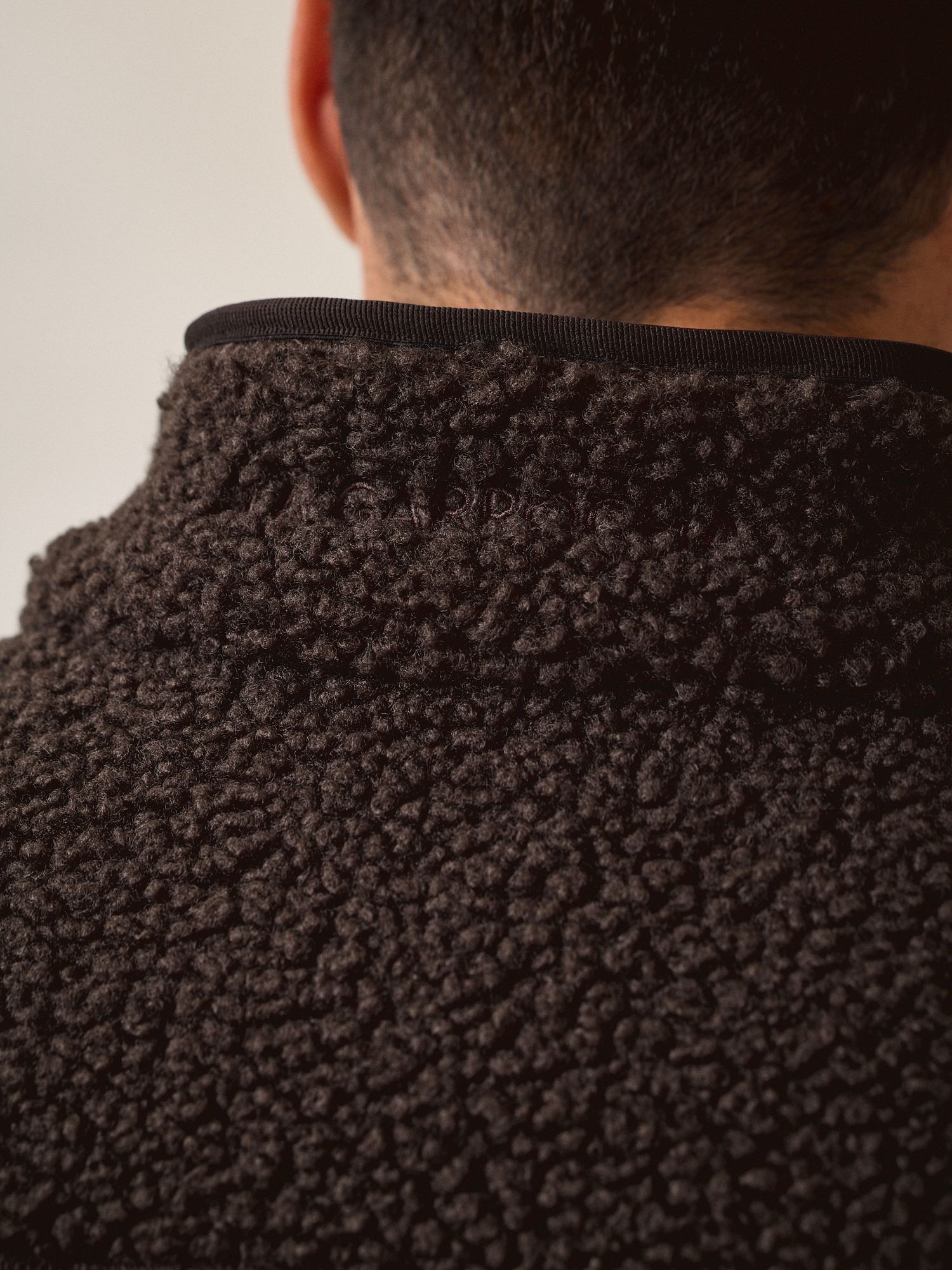 Sherpa Fleece Vest | Charcoal