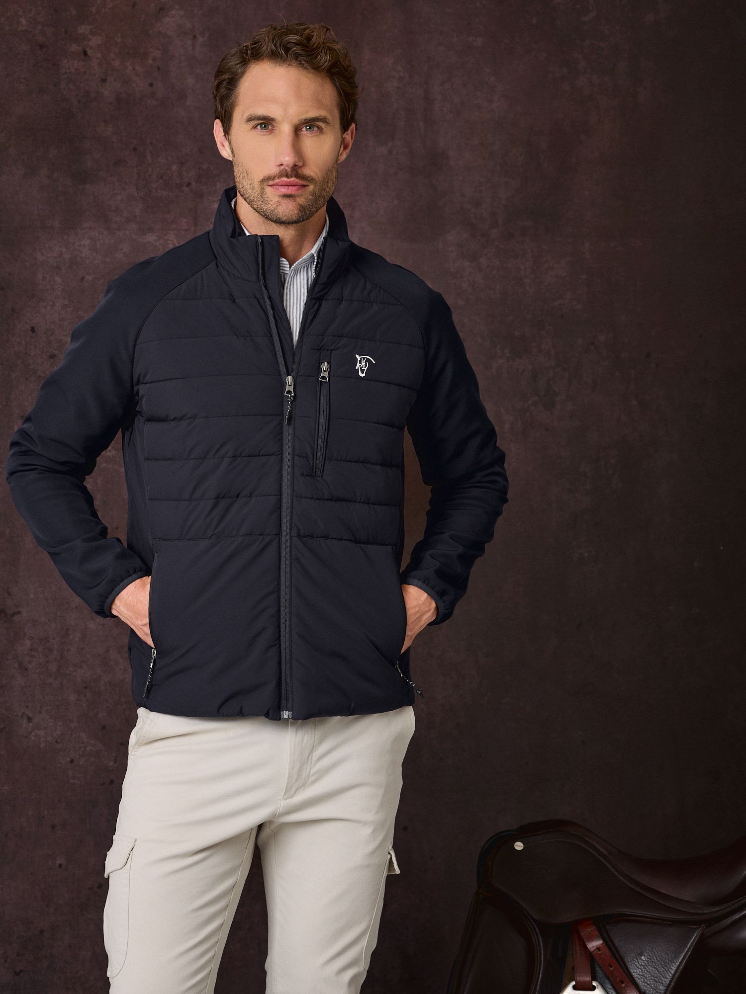 Chaqueta Acolchada Técnica | Marino