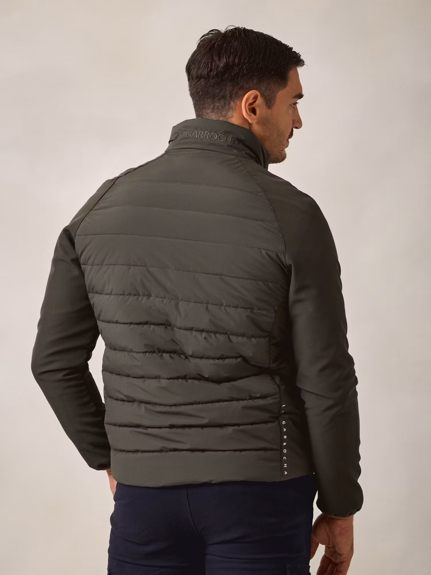 Technical Quilted Jacket | Moss Green