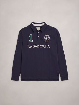 Polo à Patches | Bleu Marine