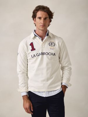 Patch Polo | Ecru