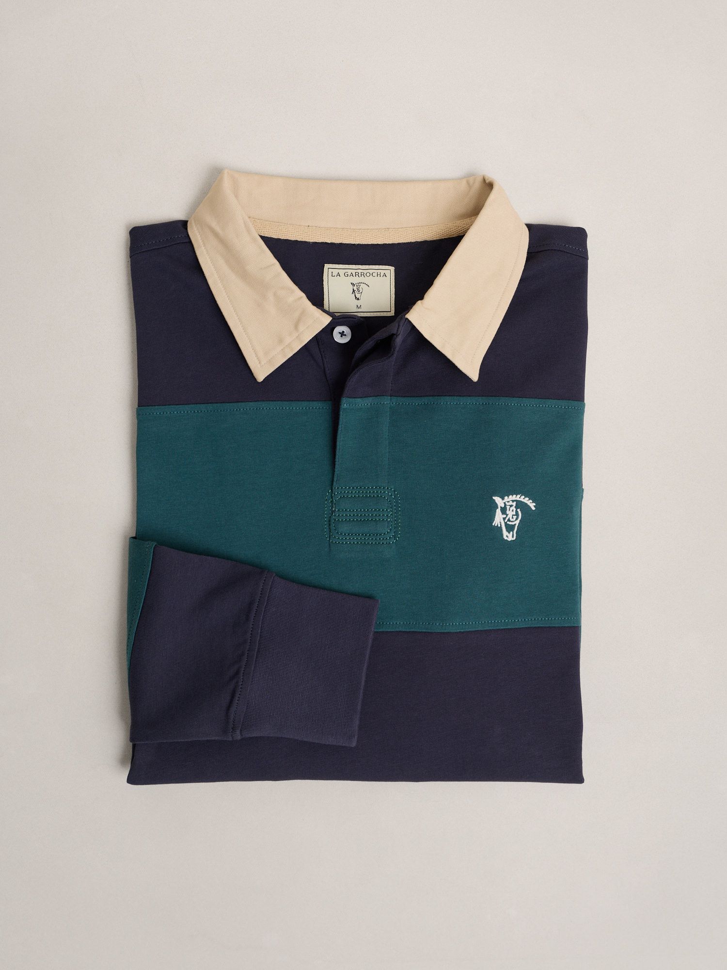 Polo Rugby Cuello Canvas | Marino