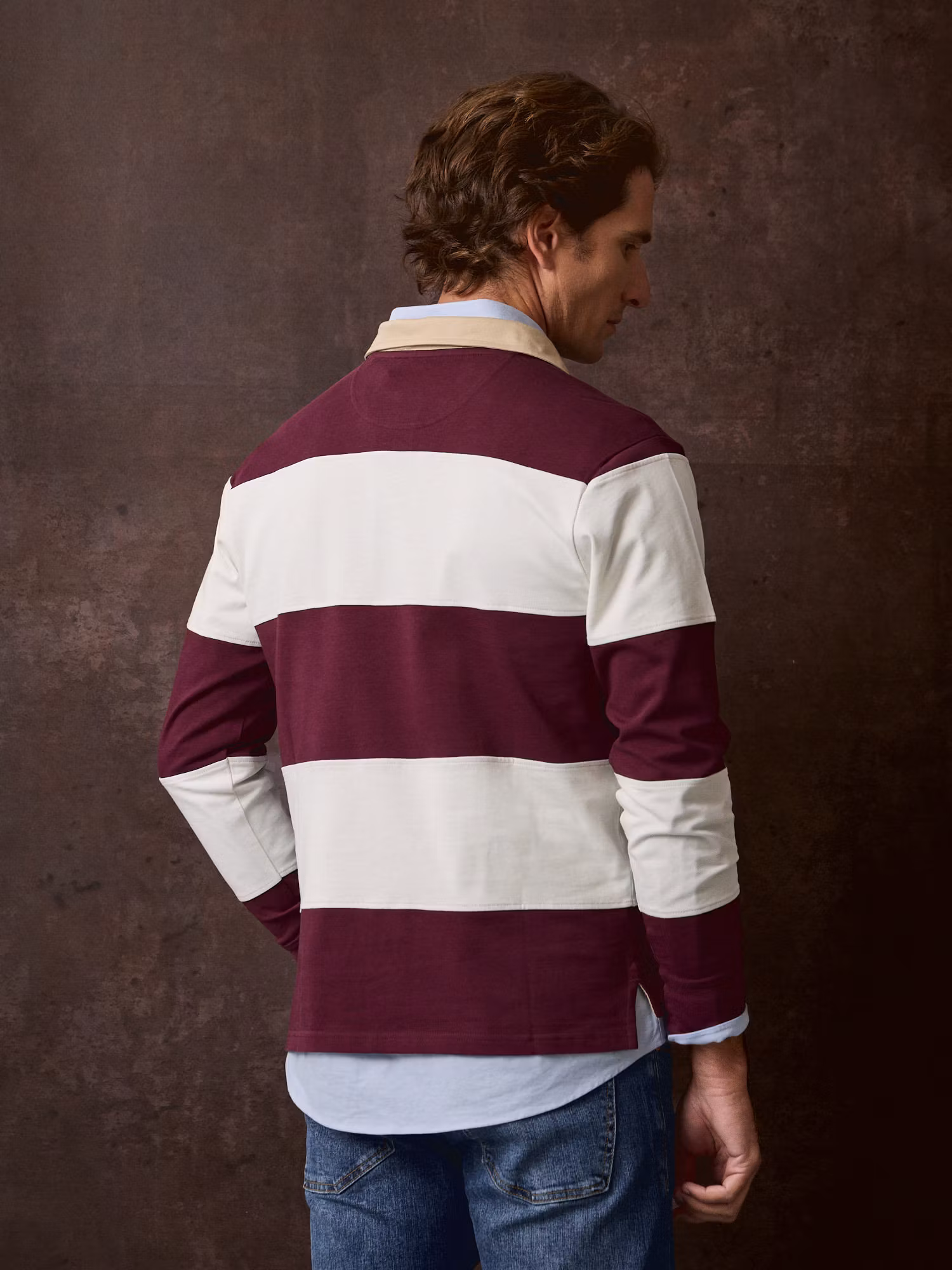 Canvas Collar Rugby Polo | Mulberry