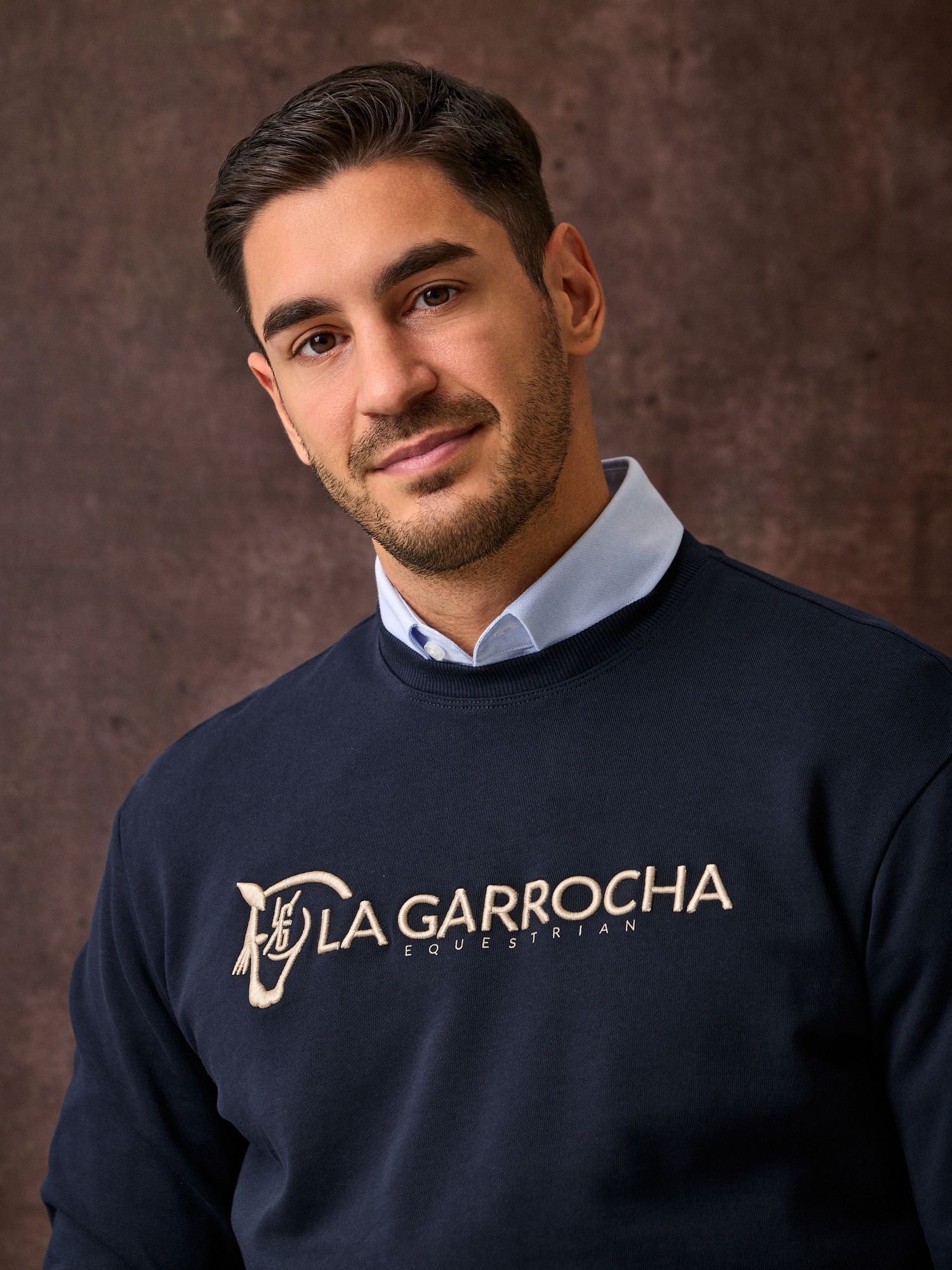 Equestrian Sweatshirt | Navy Blue