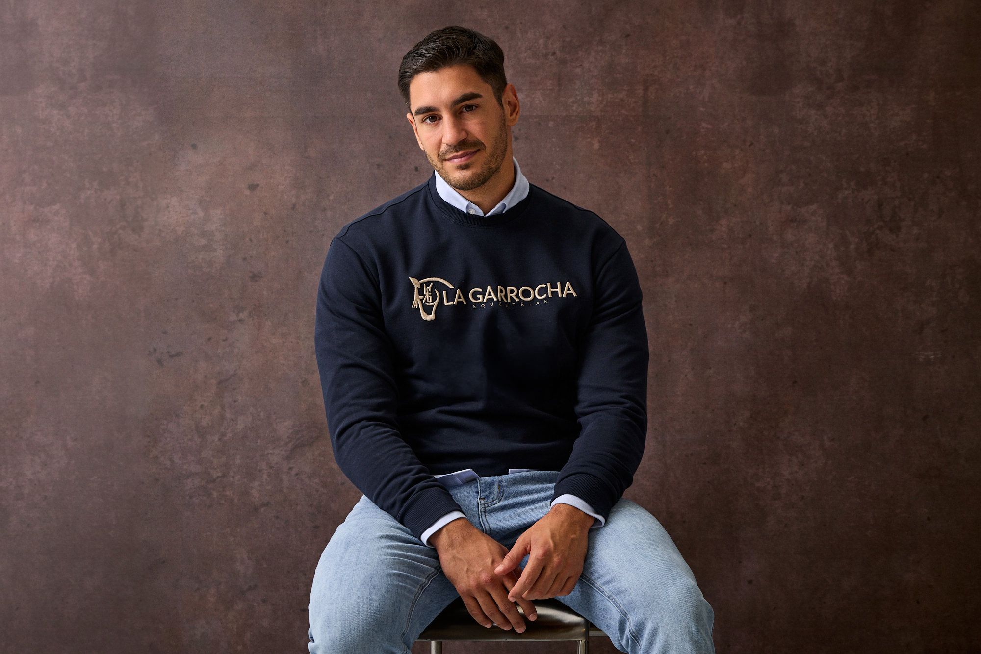 Equestrian Sweatshirt | Navy Blue