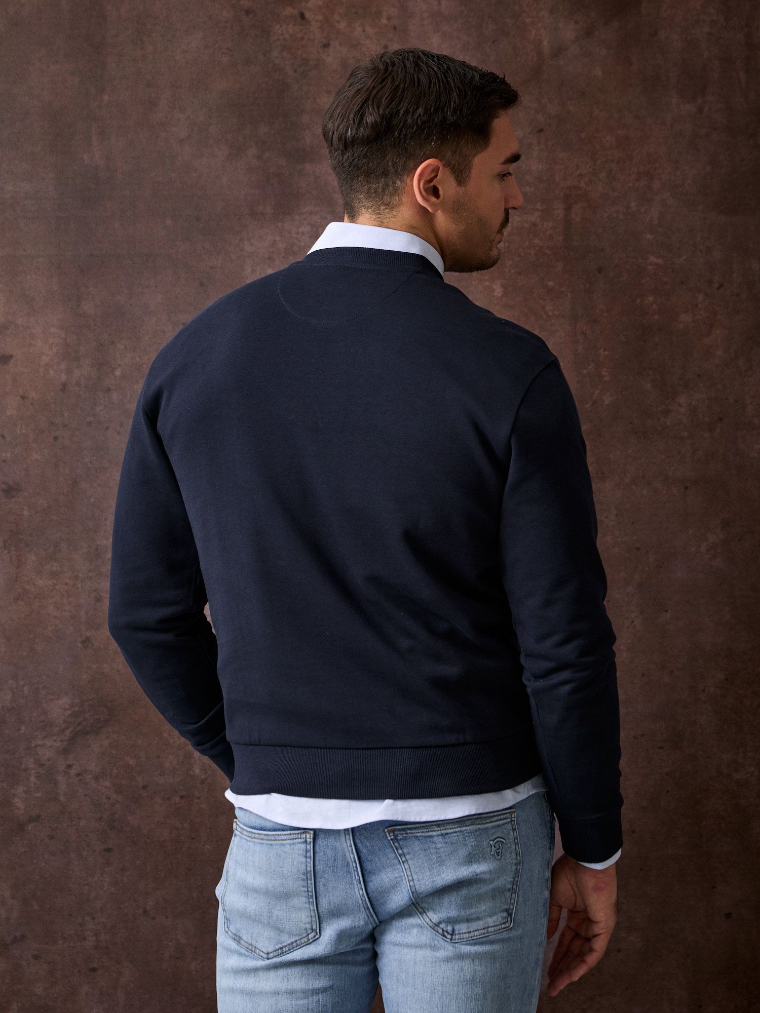 Equestrian Sweatshirt | Navy Blue