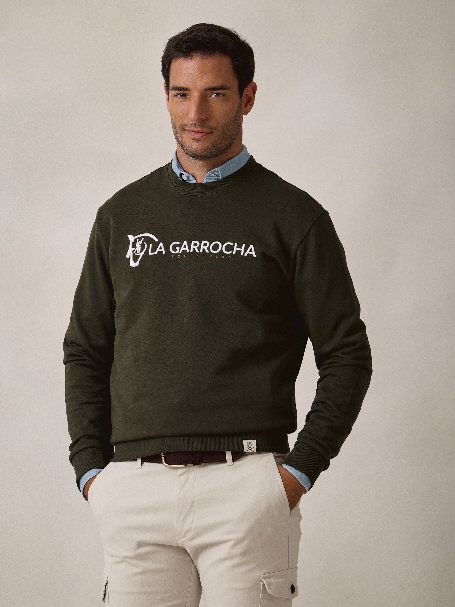 Equestrian Sweatshirt | Hunter Green