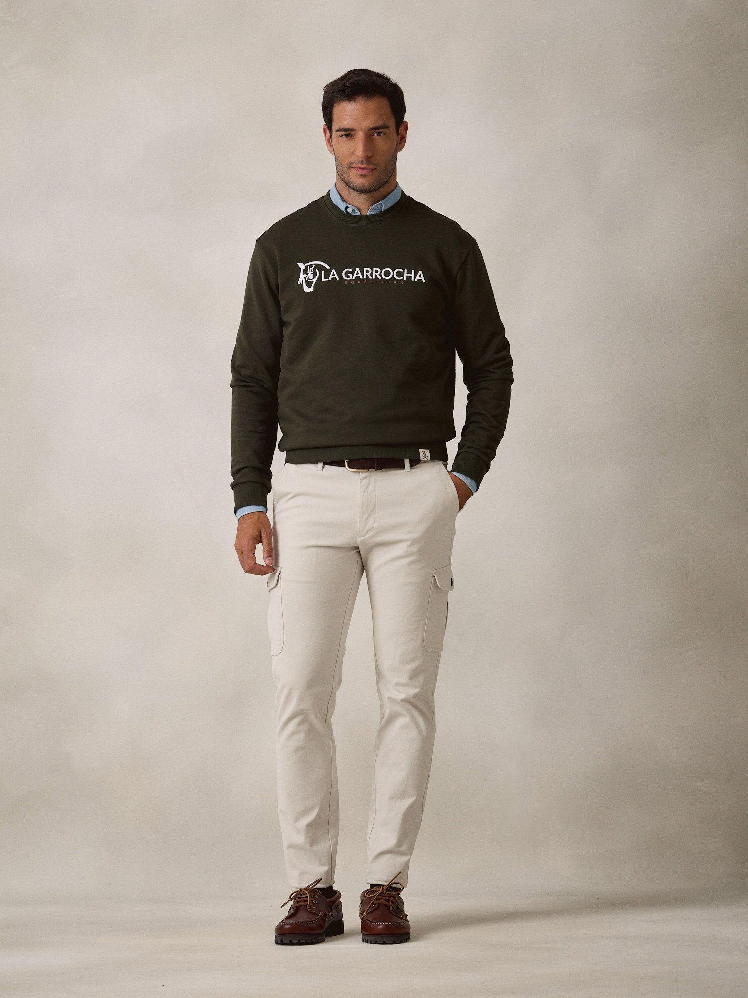 Equestrian Sweatshirt | Hunter Green