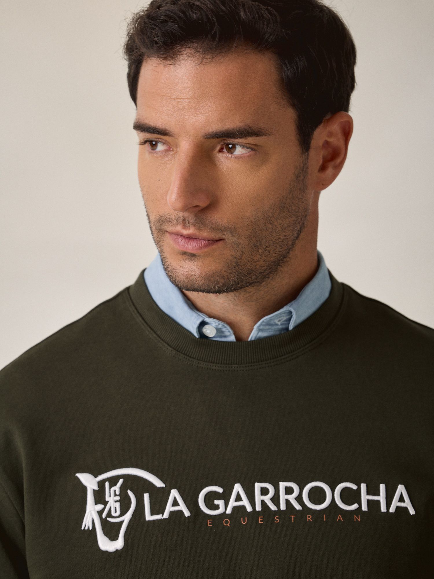 Equestrian Sweatshirt | Hunter Green