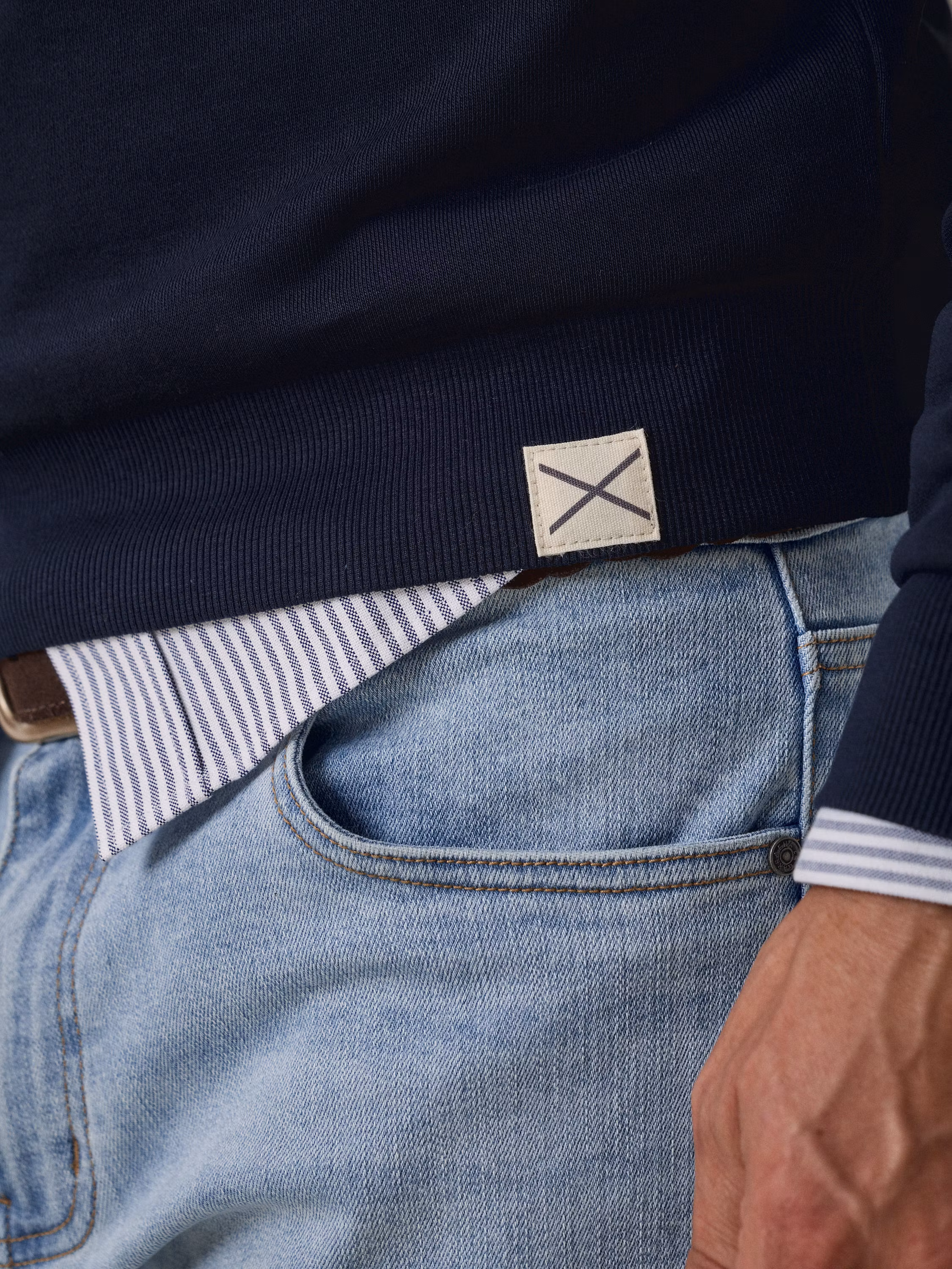 Basic Sweatshirt | Navy Blue