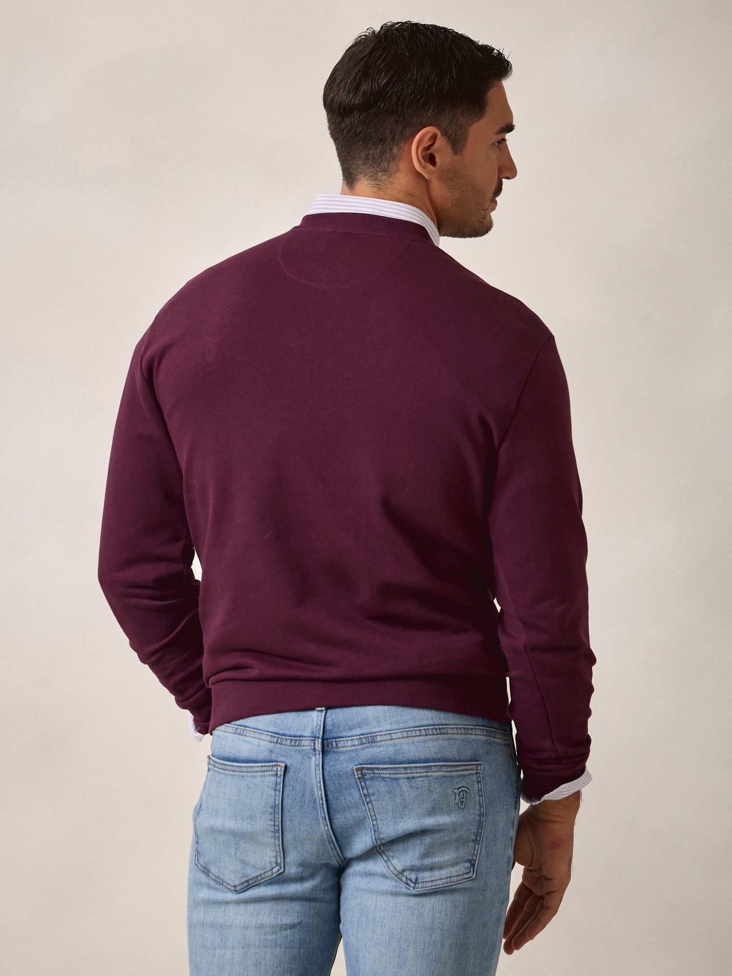 Basic Sweatshirt | Mulberry