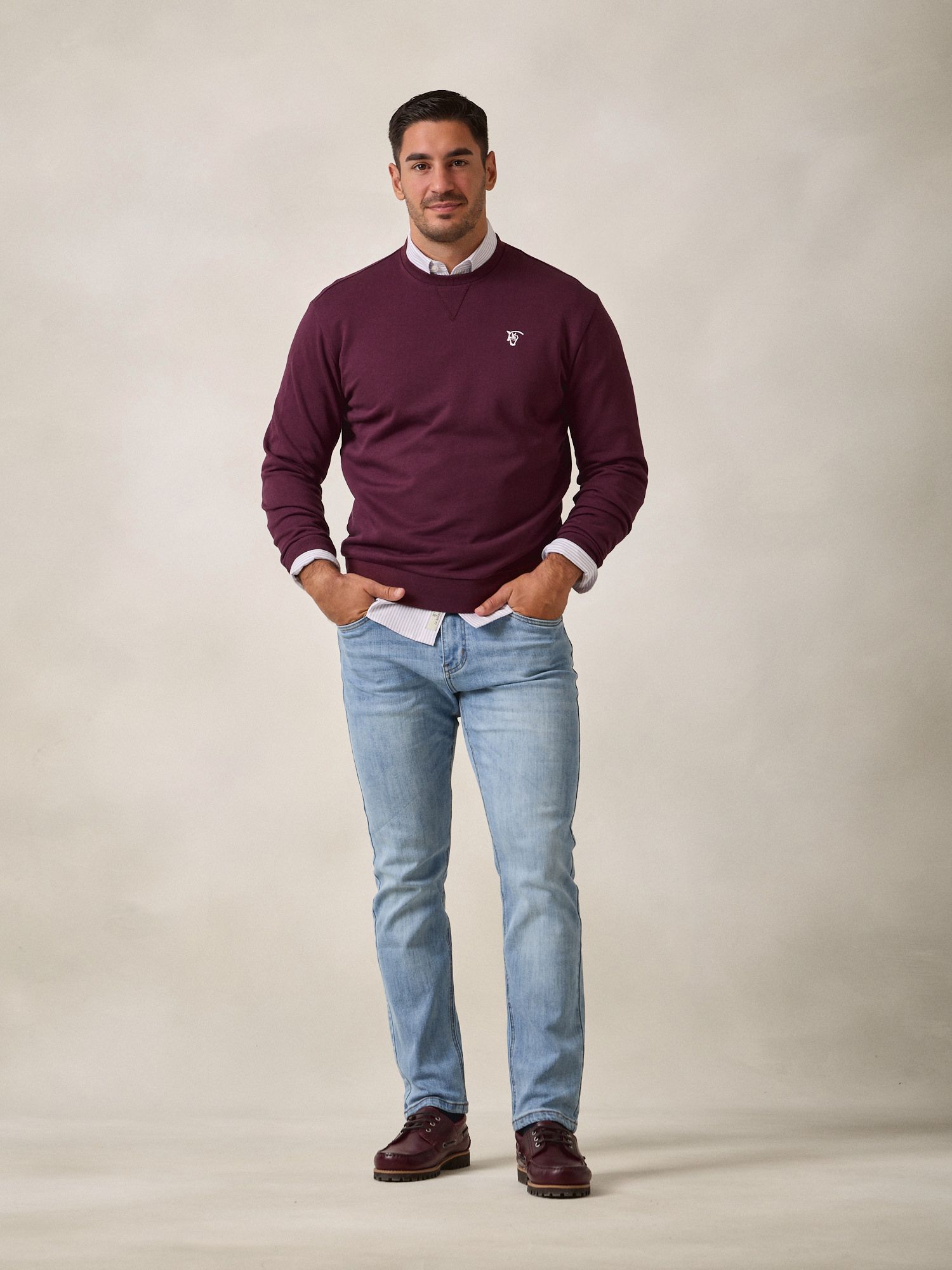 Basic Sweatshirt | Mulberry