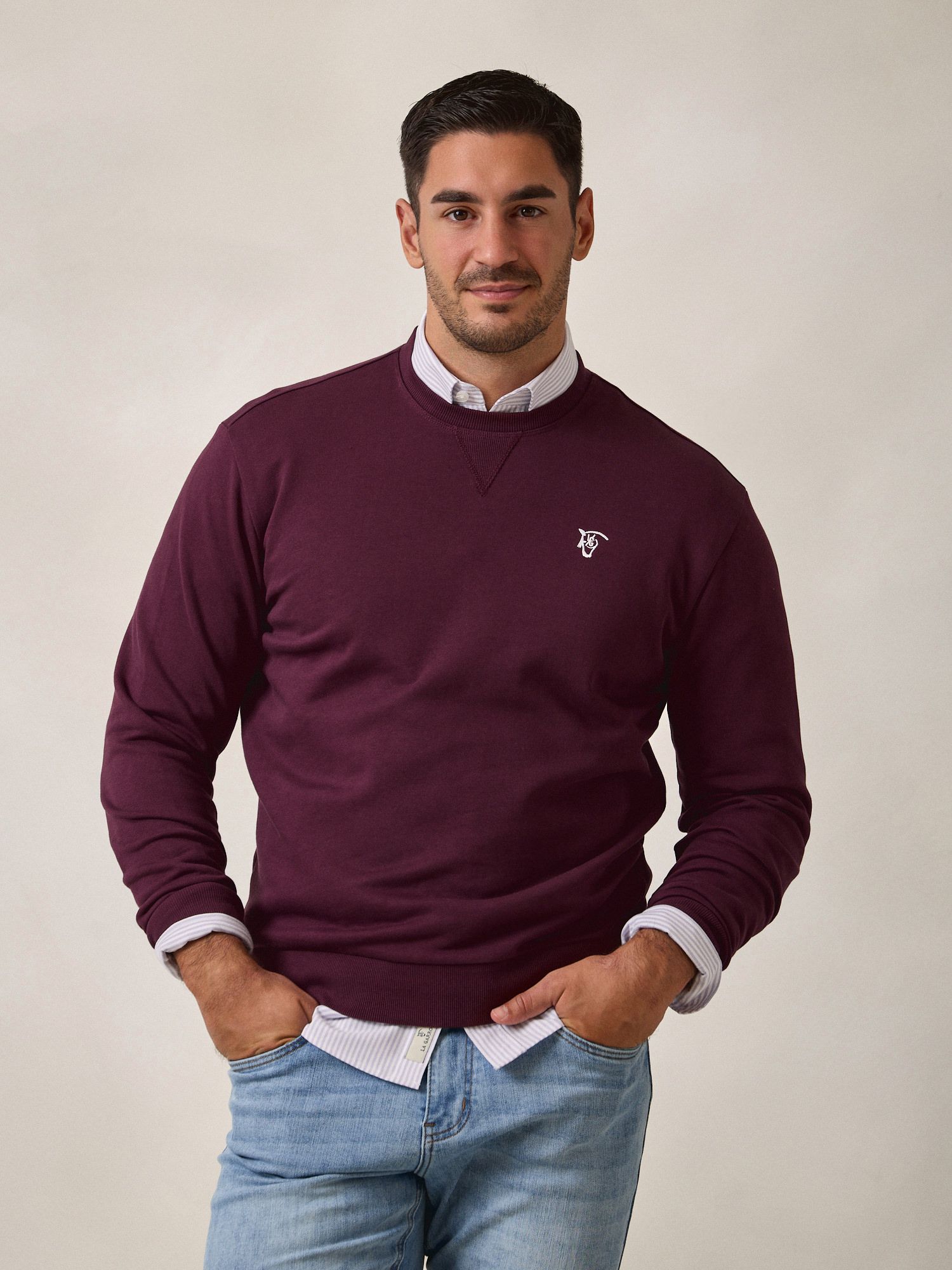 Basic Sweatshirt | Mulberry
