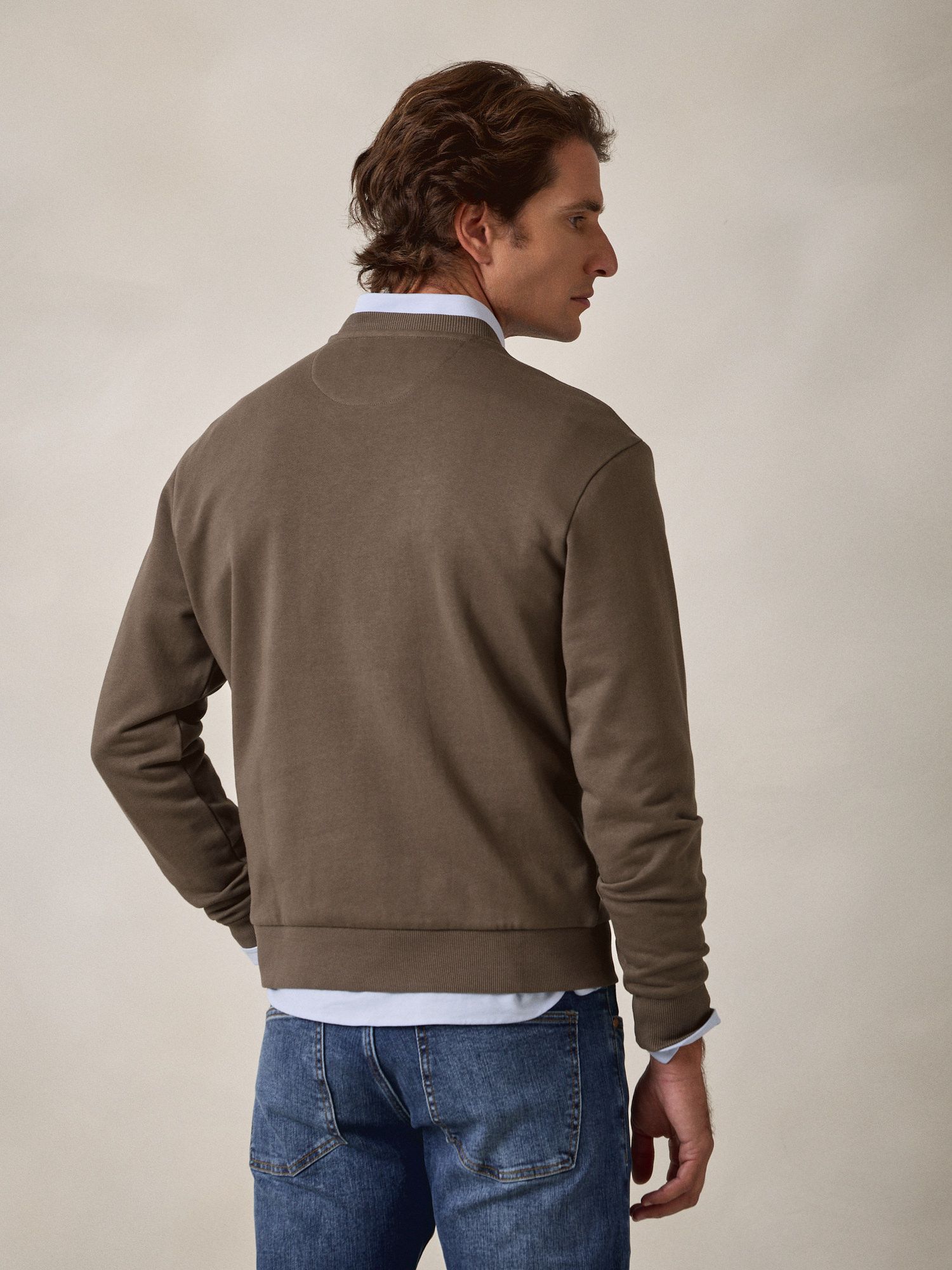 Sweatshirt Quarter | Verde Oliva