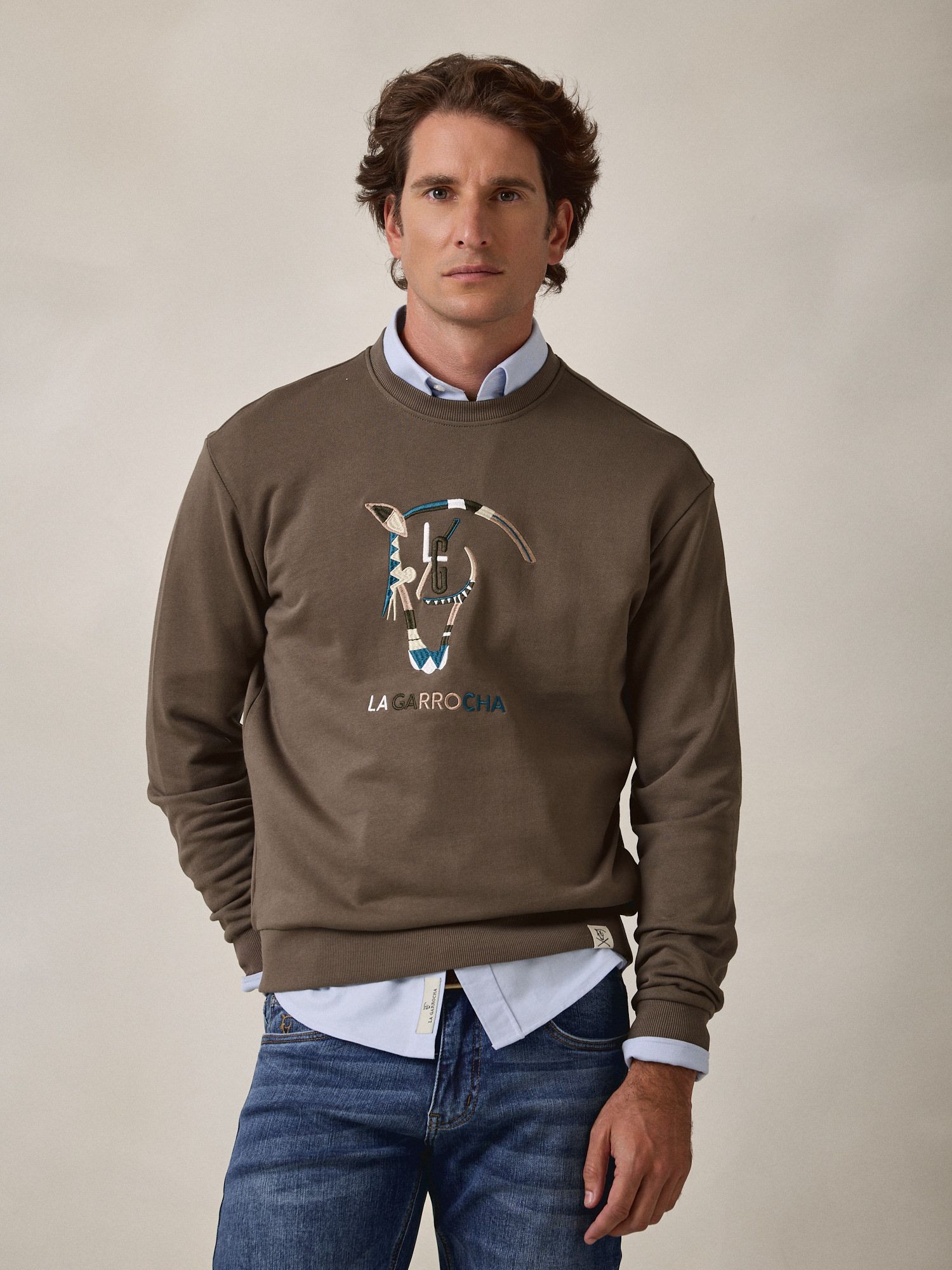 Sudadera Quarter | Oliva